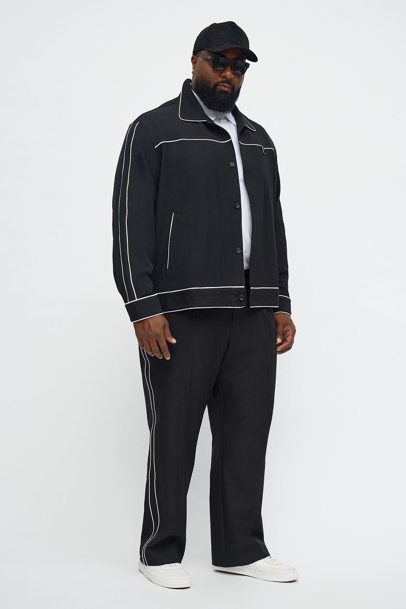 The Framework Tuxedo Trouser - Black Fashion Nova