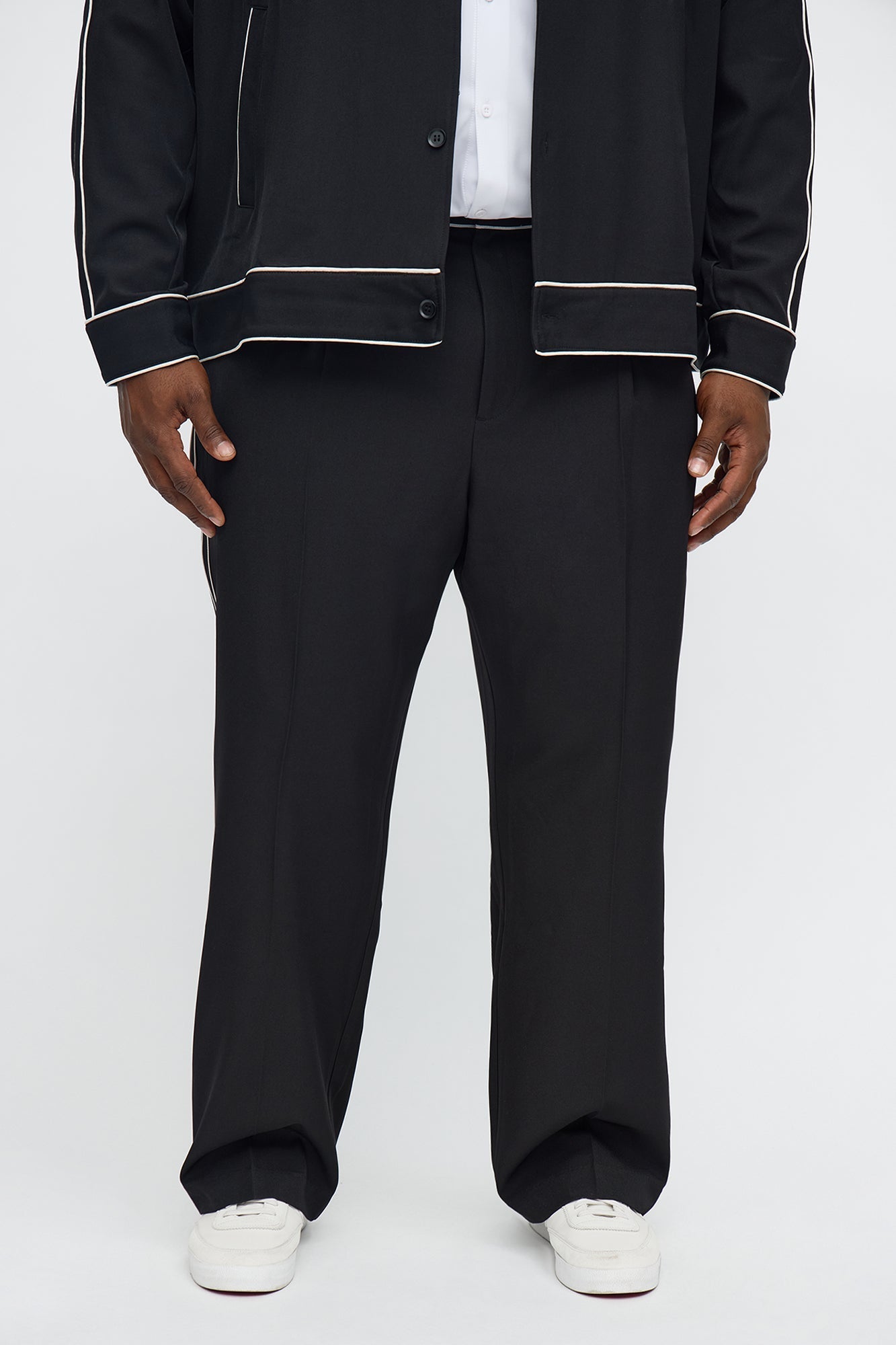The Framework Tuxedo Trouser - Black Fashion Nova