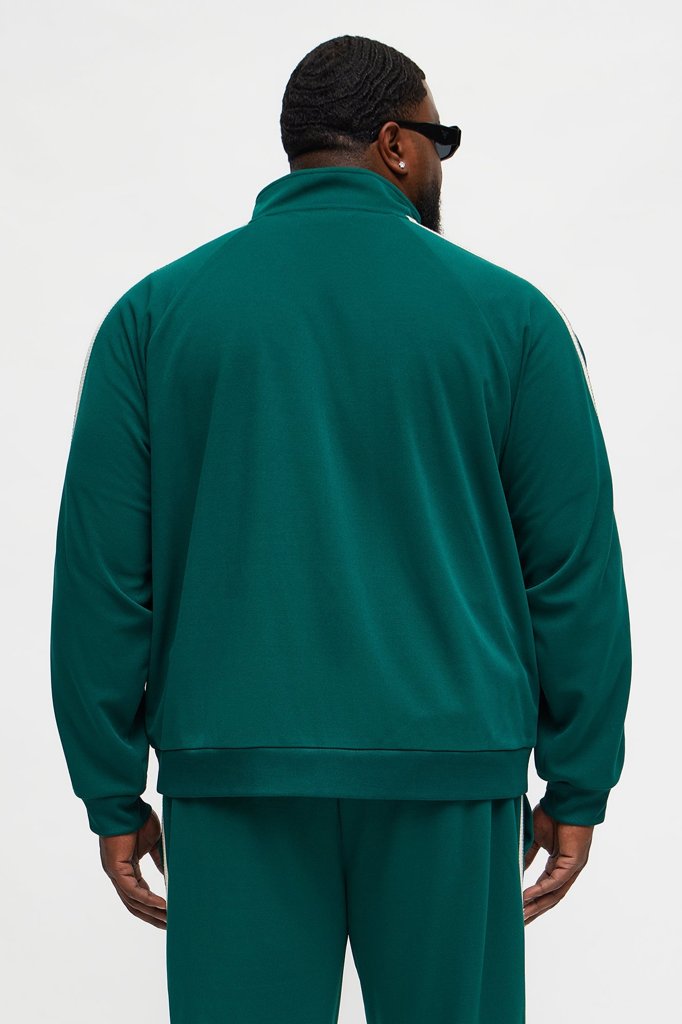 Dennis Track Jacket - Green Fashion Nova
