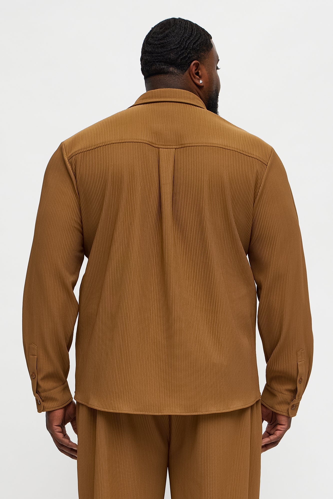 Show Up Long Sleeve Shirt - Bronze Fashion Nova