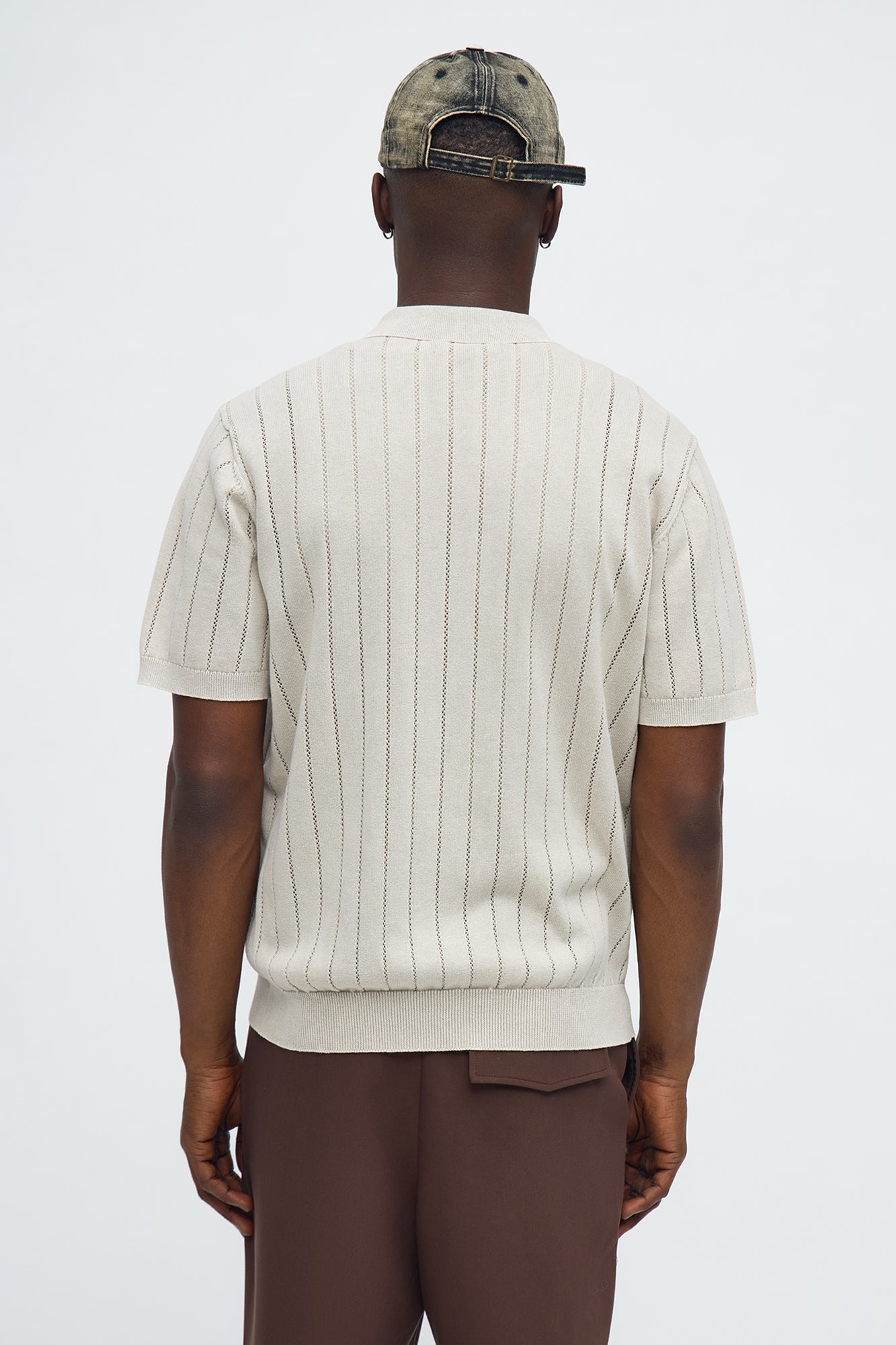 Meru Washed Polo - Tan Fashion Nova