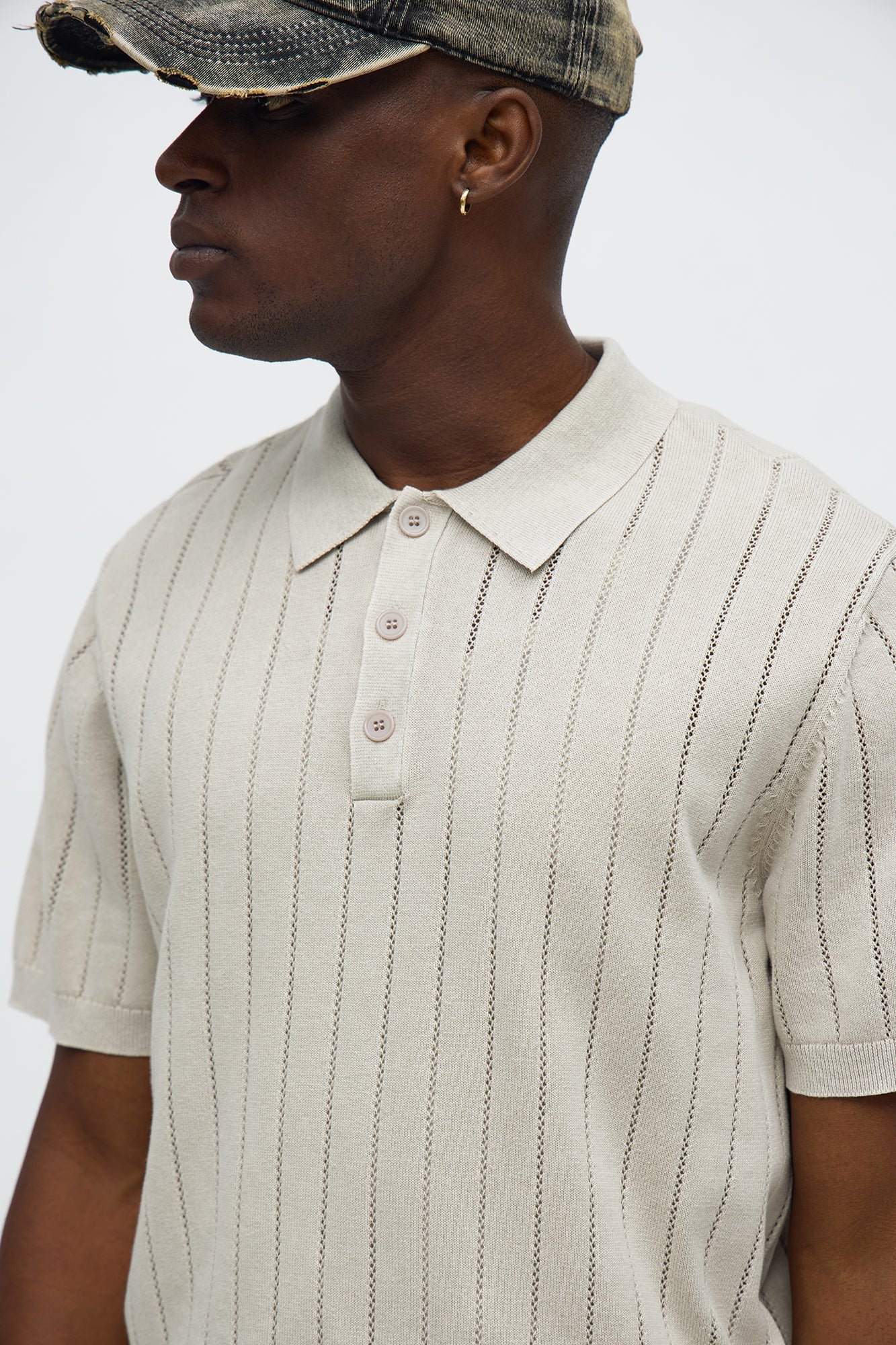 Meru Washed Polo - Tan Fashion Nova