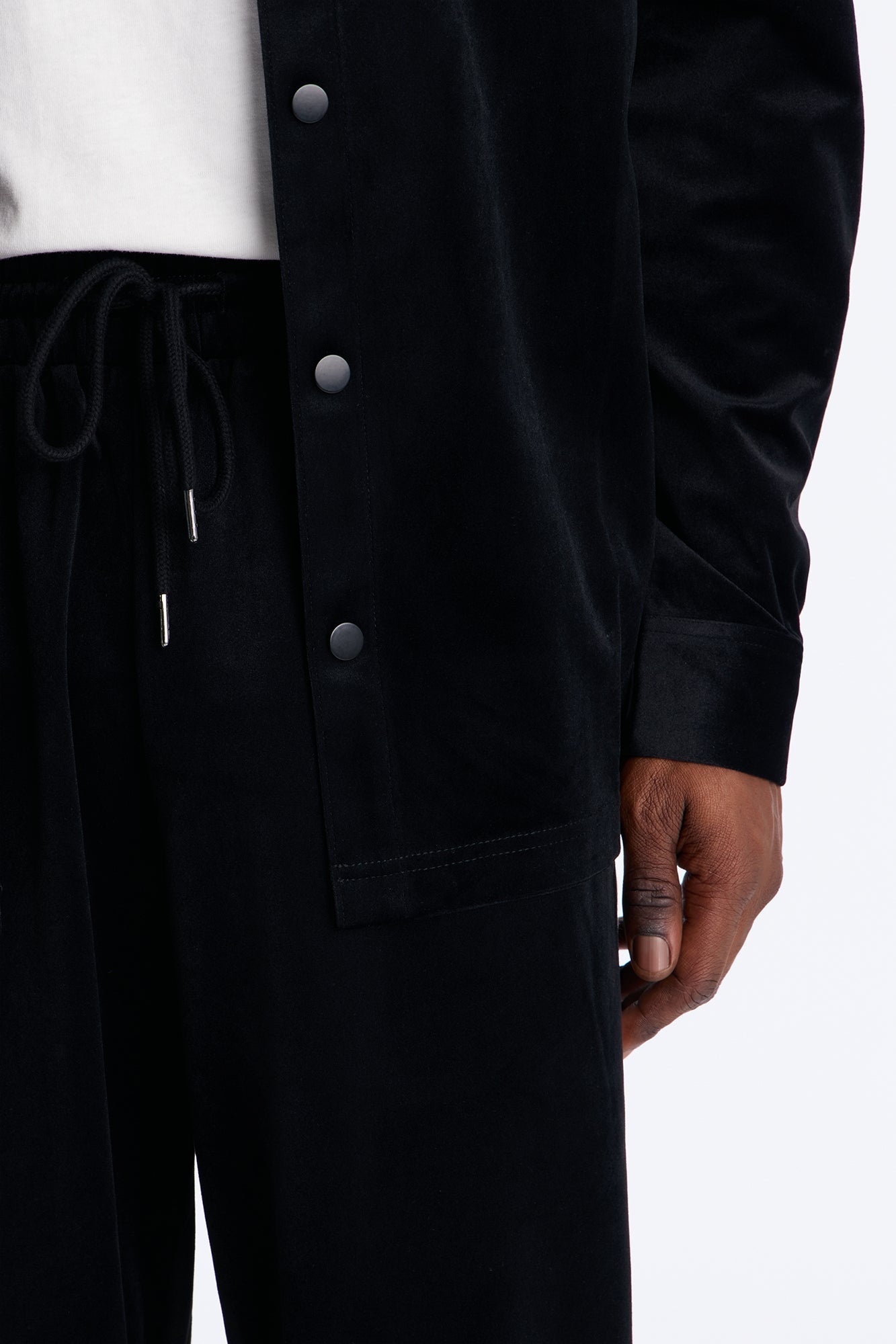 Straight Crescent Track Pant - Black Fashion Nova