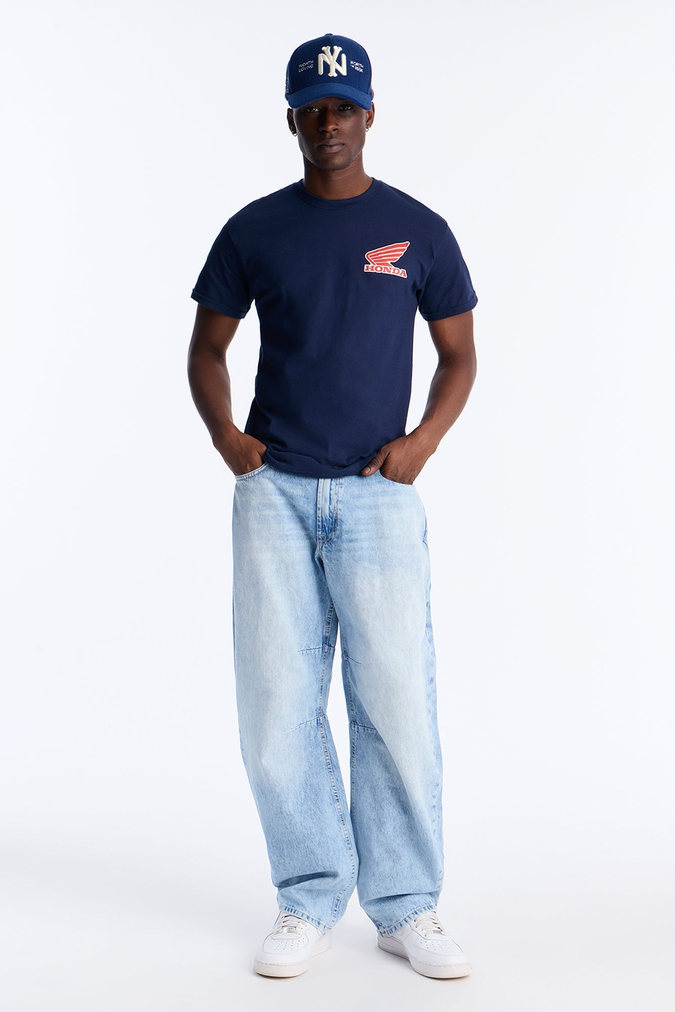 Honda SuperCub Short Sleeve Tee - Navy Fashion Nova