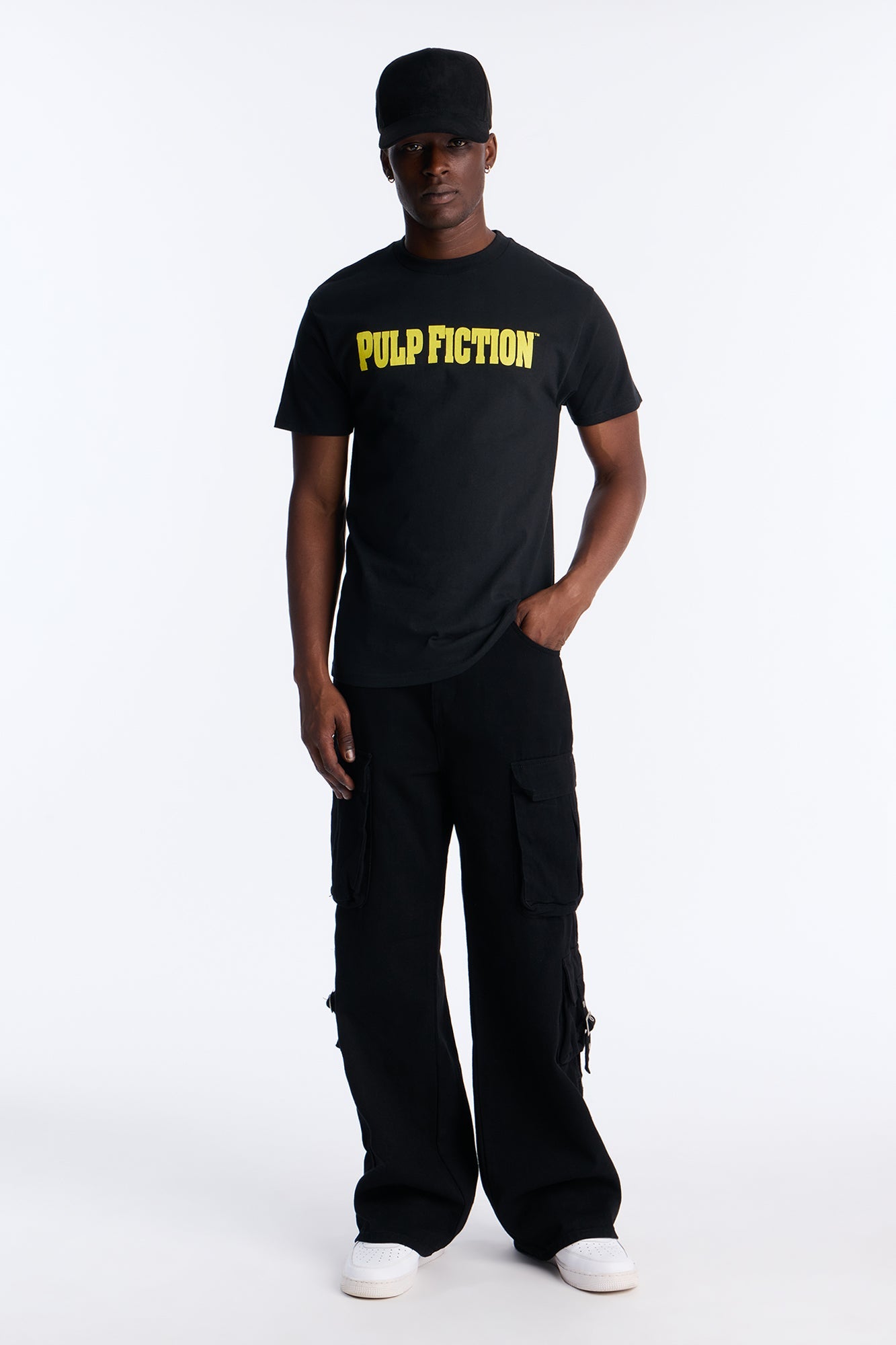Pulp Fiction $5 Smoothie Short Sleeve Tee - Black Fashion Nova