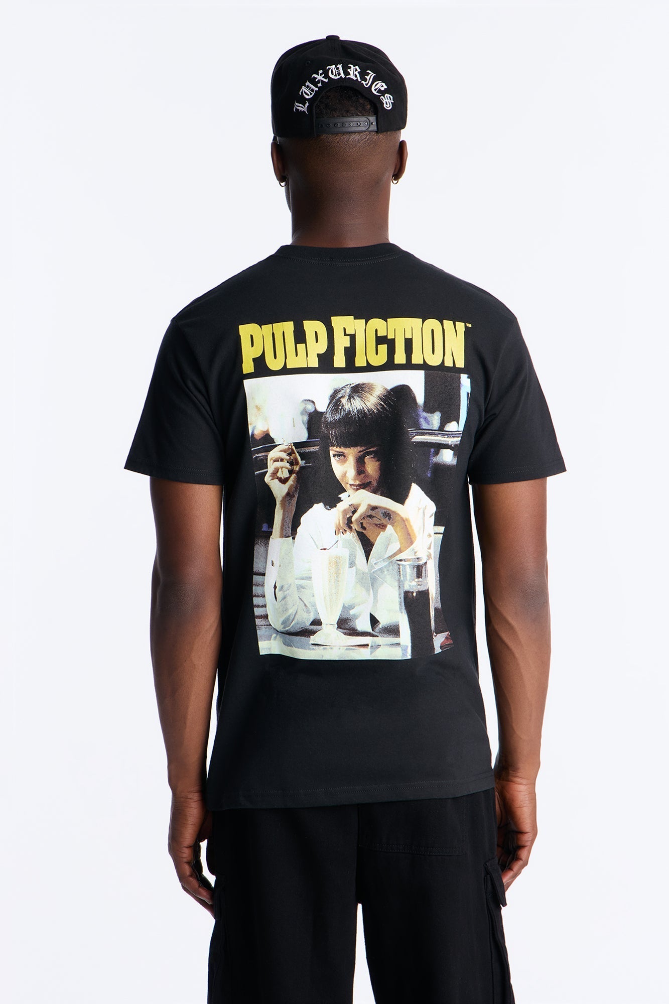 Pulp Fiction $5 Smoothie Short Sleeve Tee - Black Fashion Nova