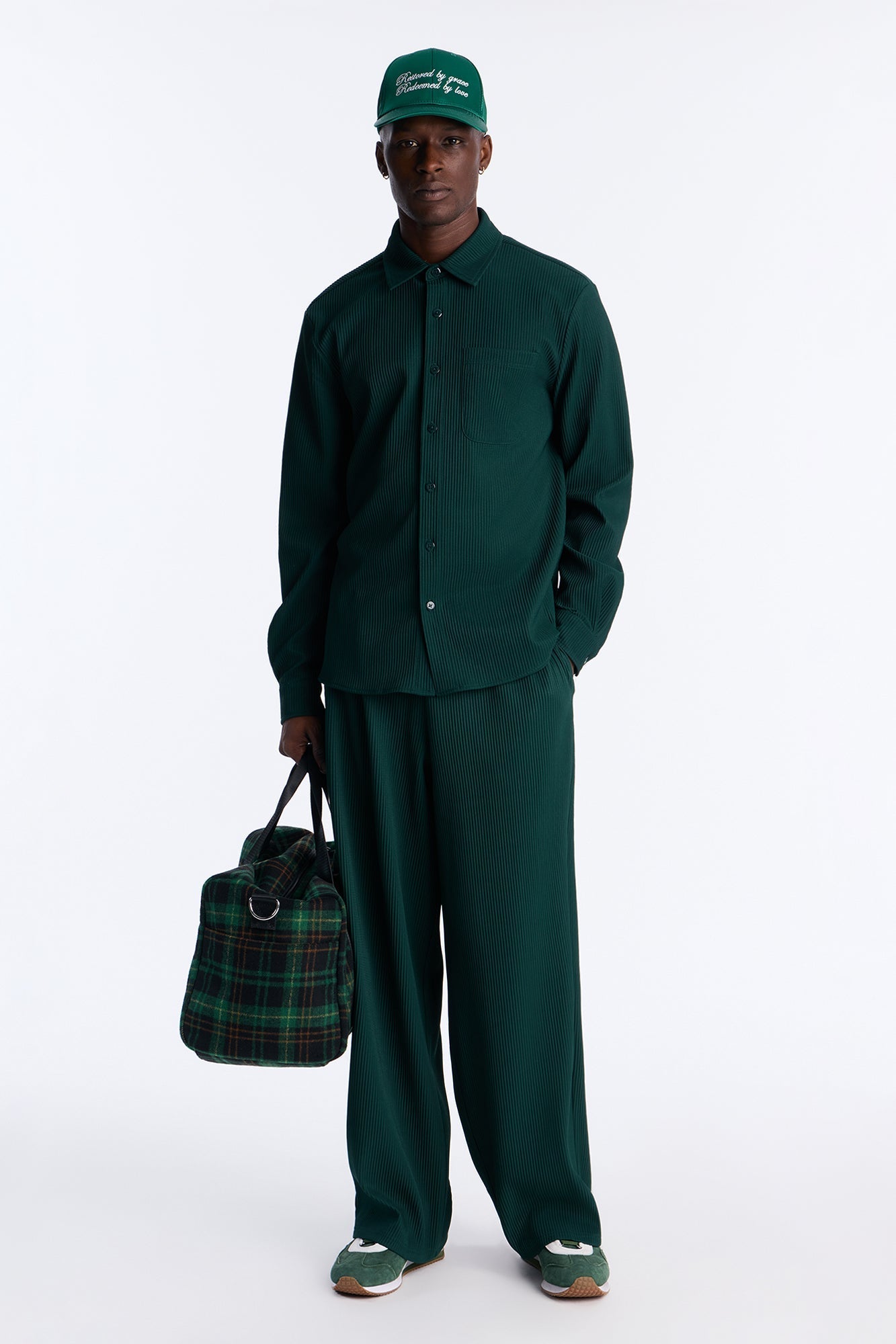 Show Up Long Sleeve Shirt - Hunter Green Fashion Nova