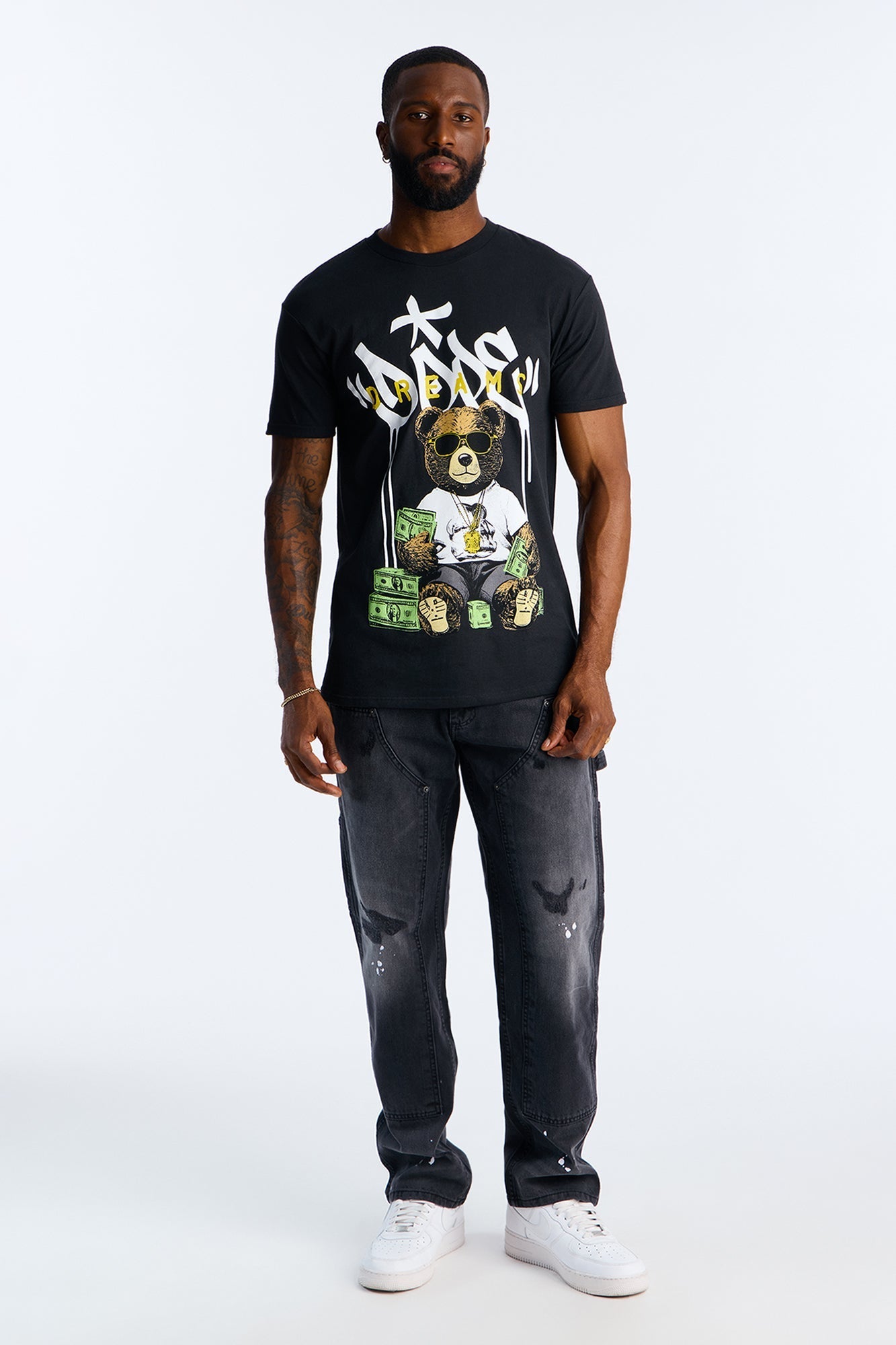Dope Dreams Only Short Sleeve Tee - Black Fashion Nova