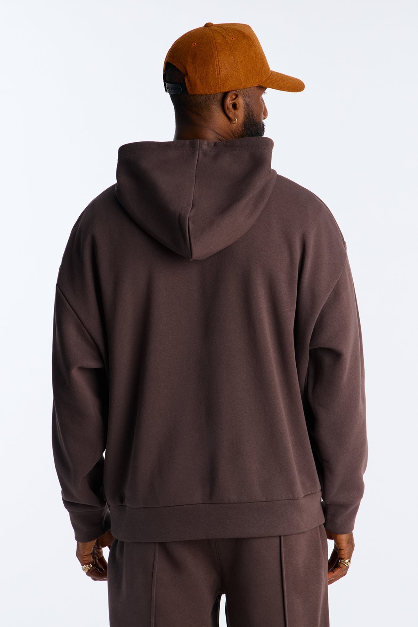 Saints Studio Embroidered Hoodie - Chocolate Fashion Nova