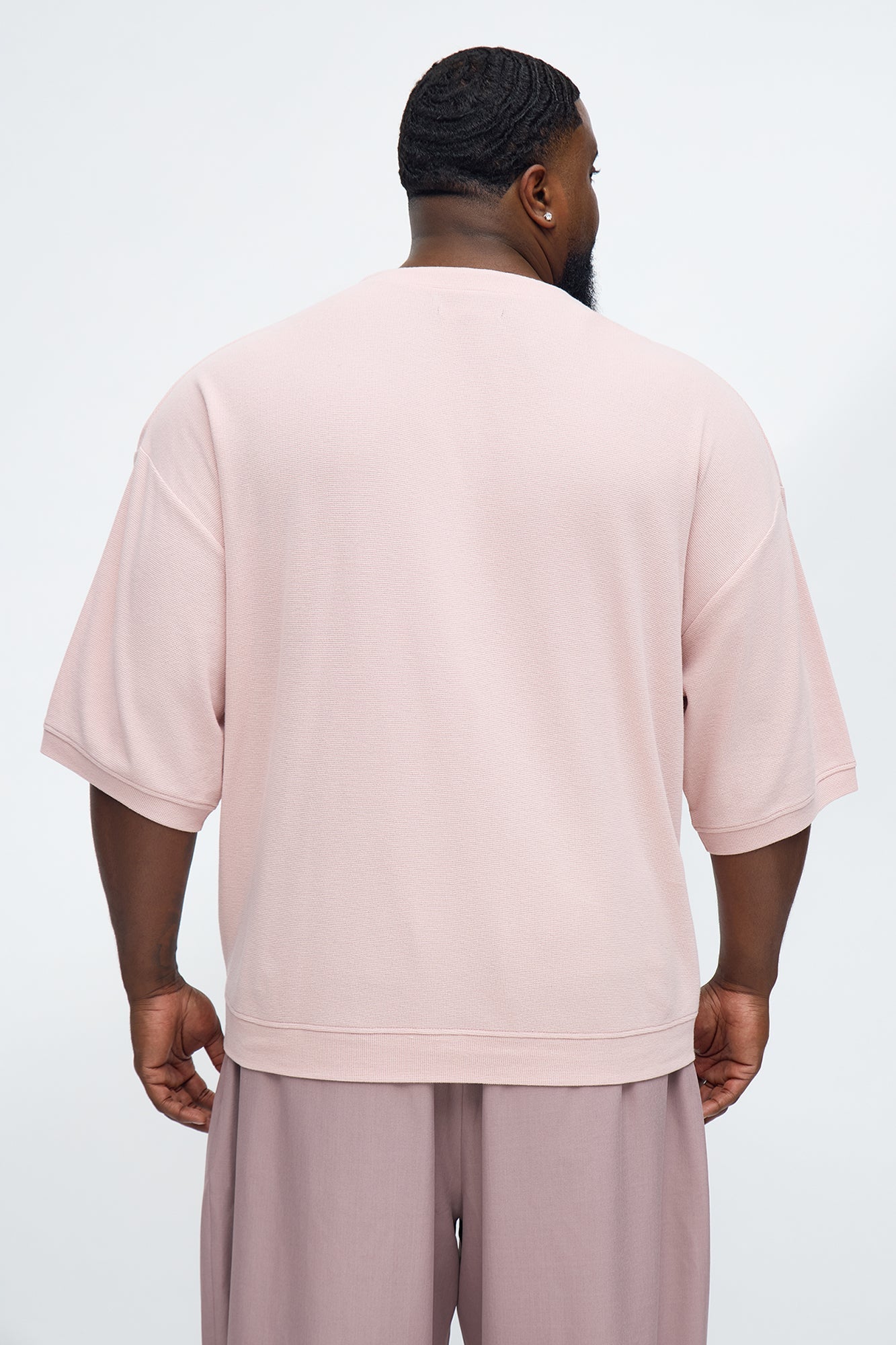 Relaxed Fit Classic Henley - Mauve Fashion Nova