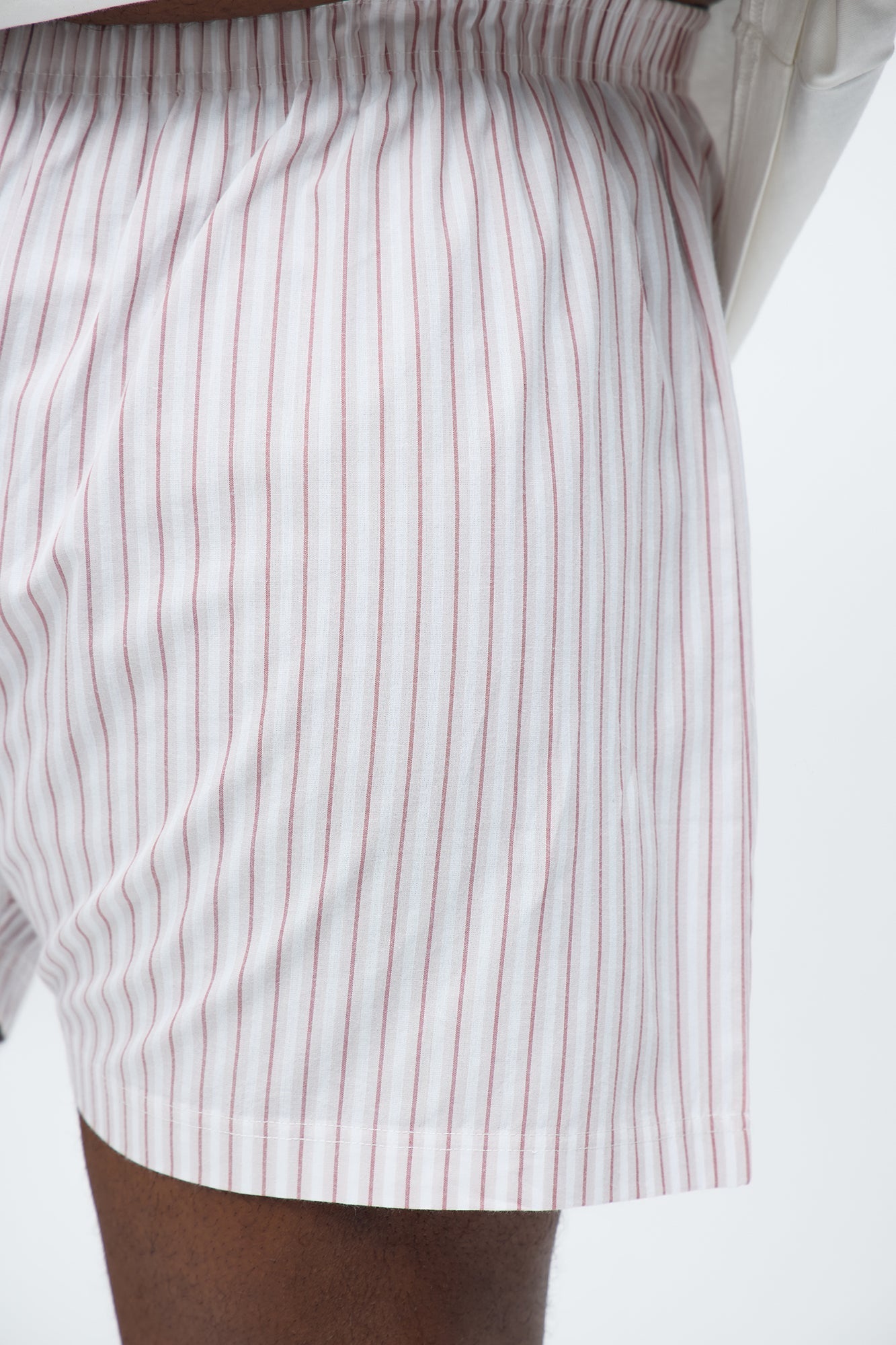 Classic Striped Cotton Boxer - Tan Fashion Nova