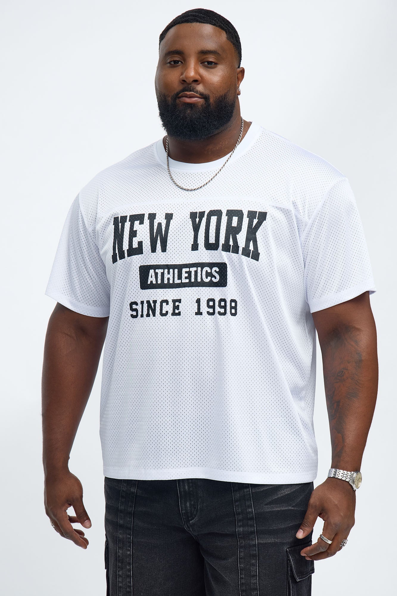 New York Jersey Tee - White Fashion Nova