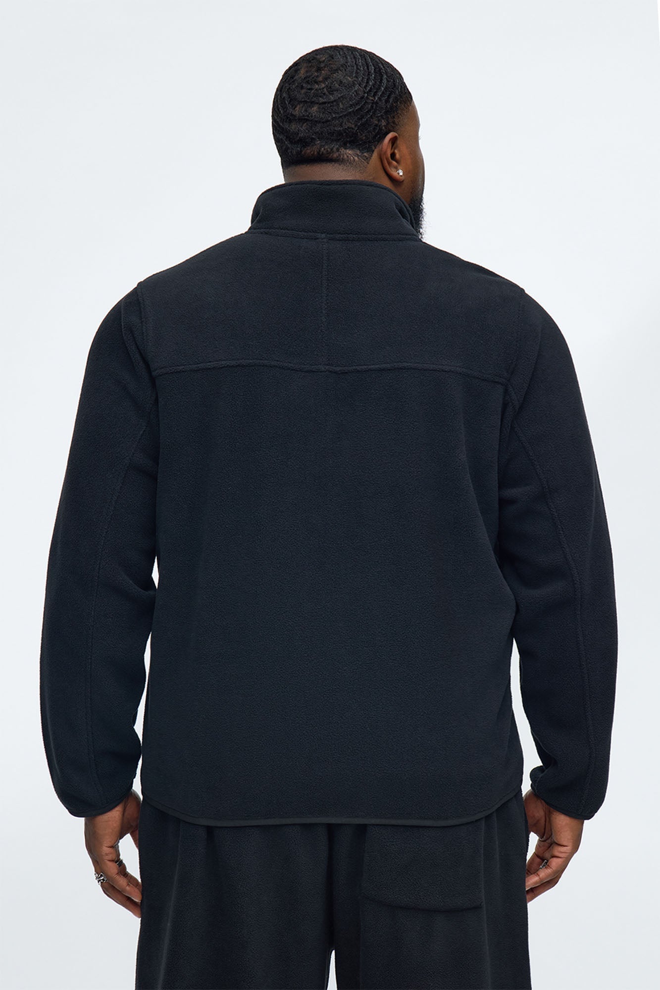 Core Microfleece Zip Jacket - Black Fashion Nova
