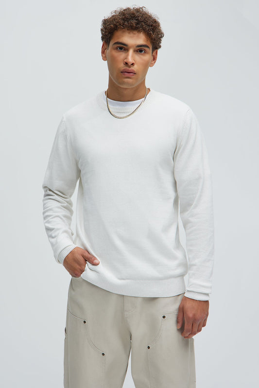 Cozy and Cool Crewneck Sweater - Off White Fashion Nova