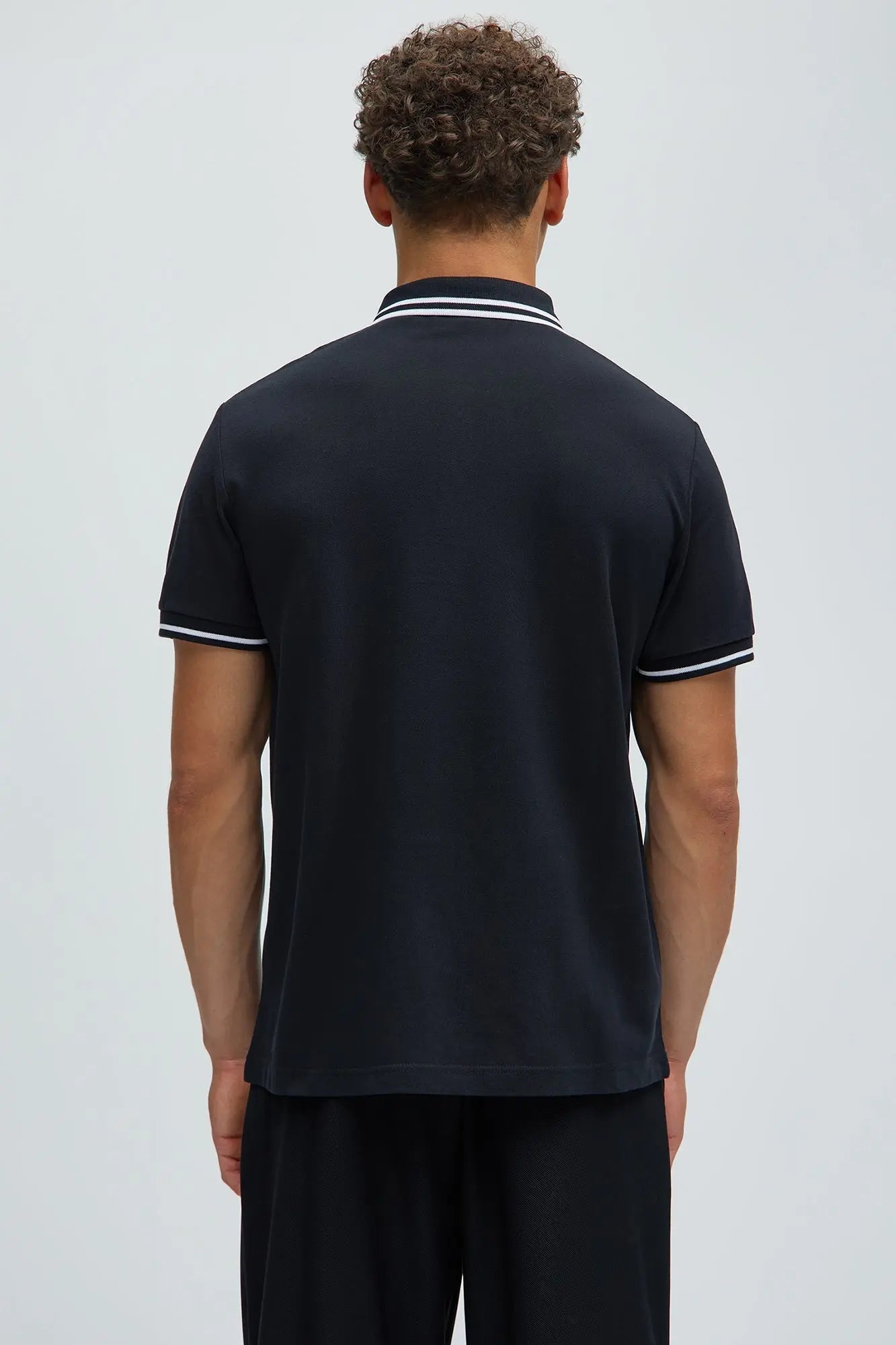 Wilson Short Sleeve Polo - Black Fashion Nova
