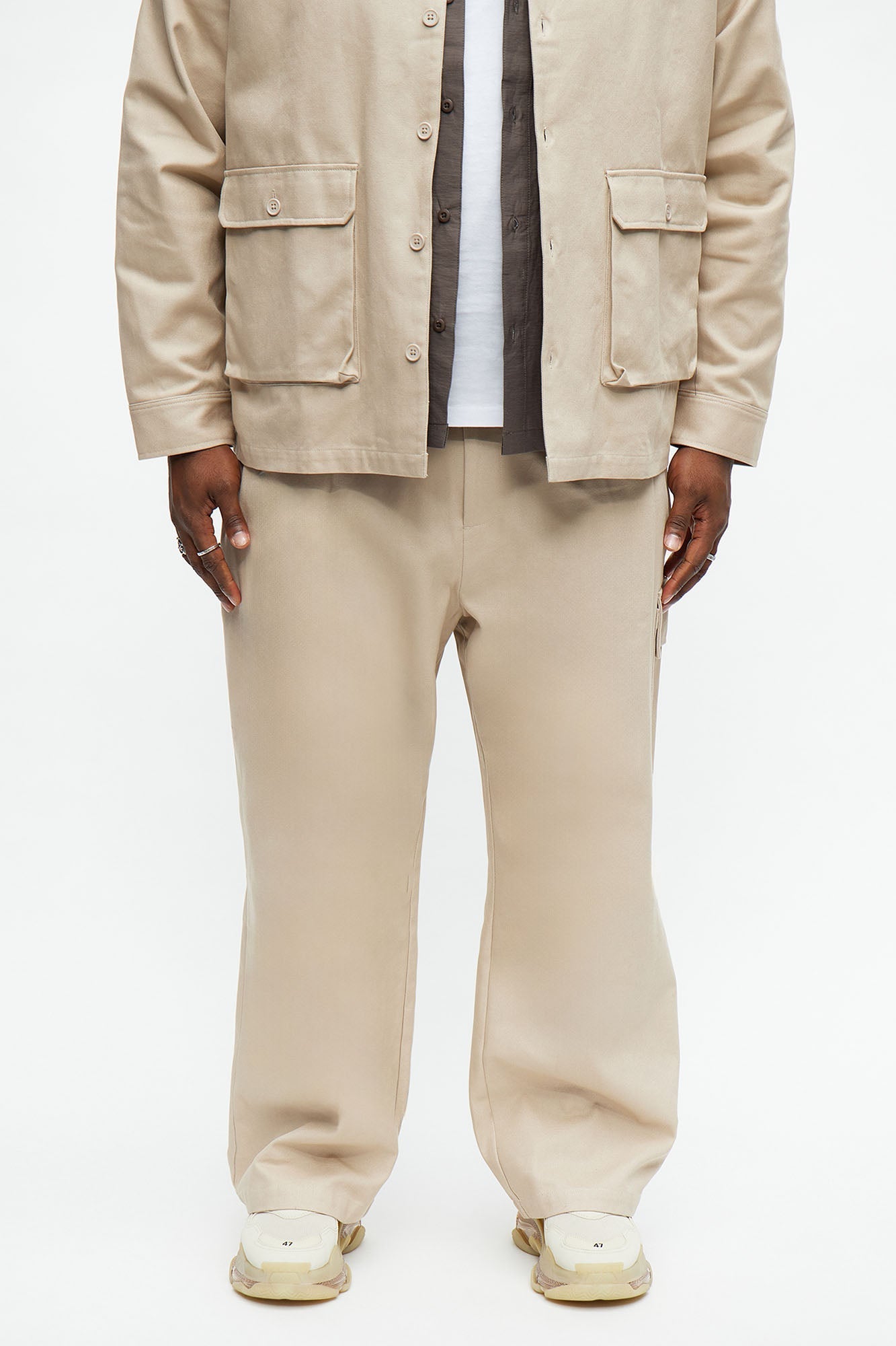 Baggy Fairfax Canvas Pant - Taupe Fashion Nova