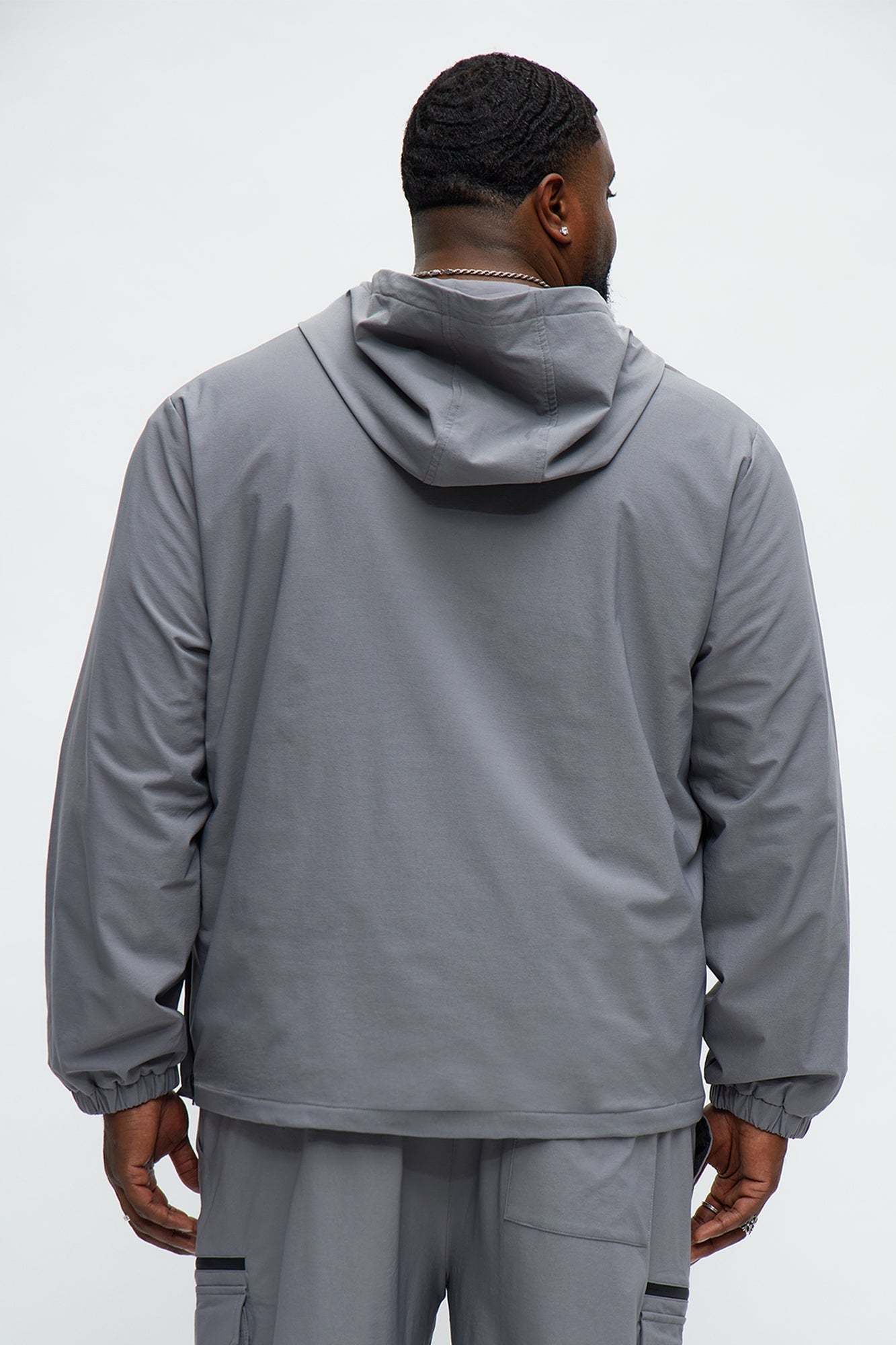 Desert Storm Pullover Anorak - Grey Fashion Nova