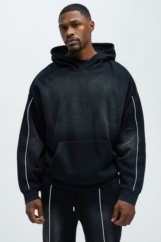 Tyson Just Go With It Oversized Hoodie - Black Fashion Nova