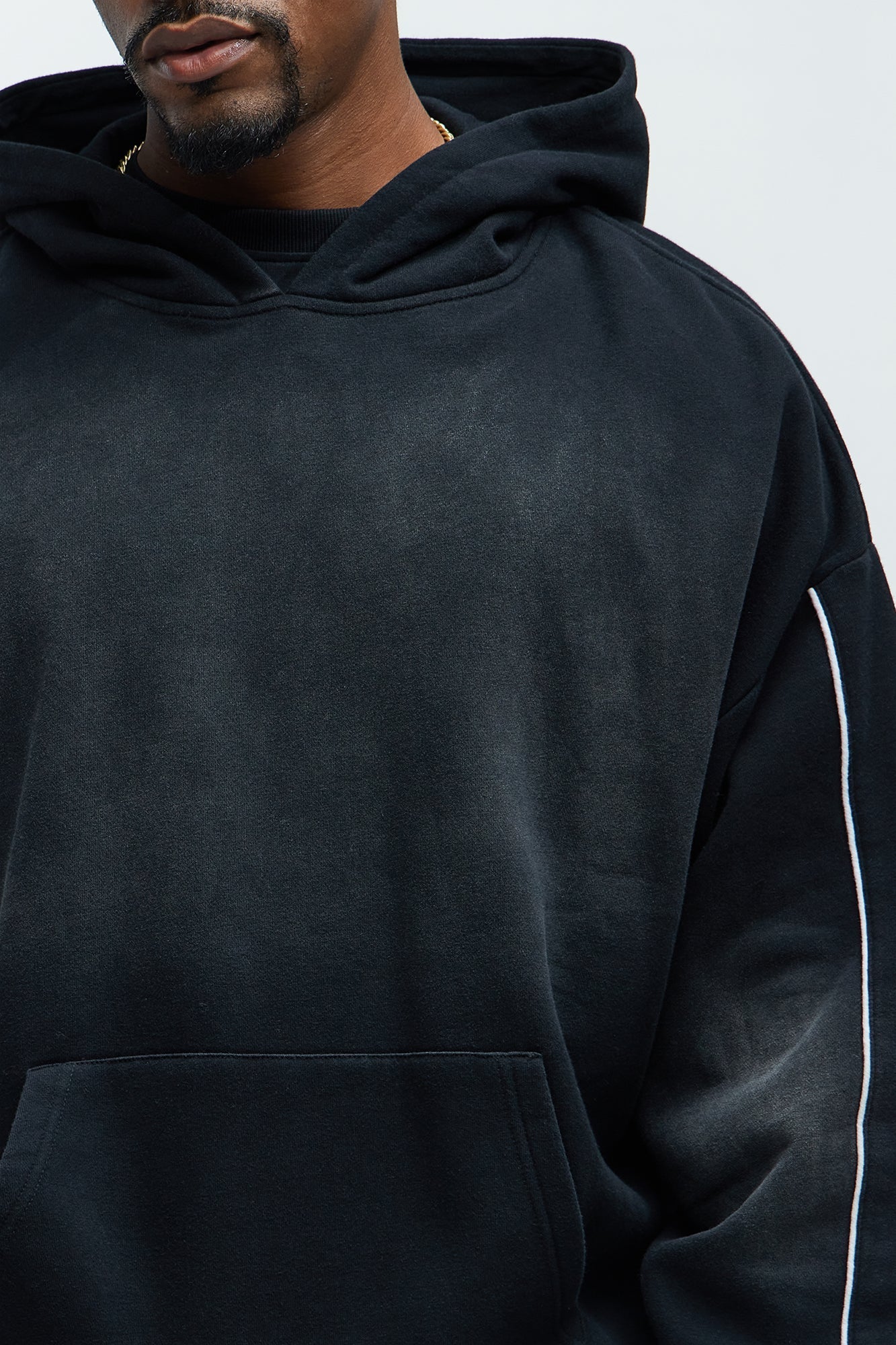 Tyson Just Go With It Oversized Hoodie - Black Fashion Nova