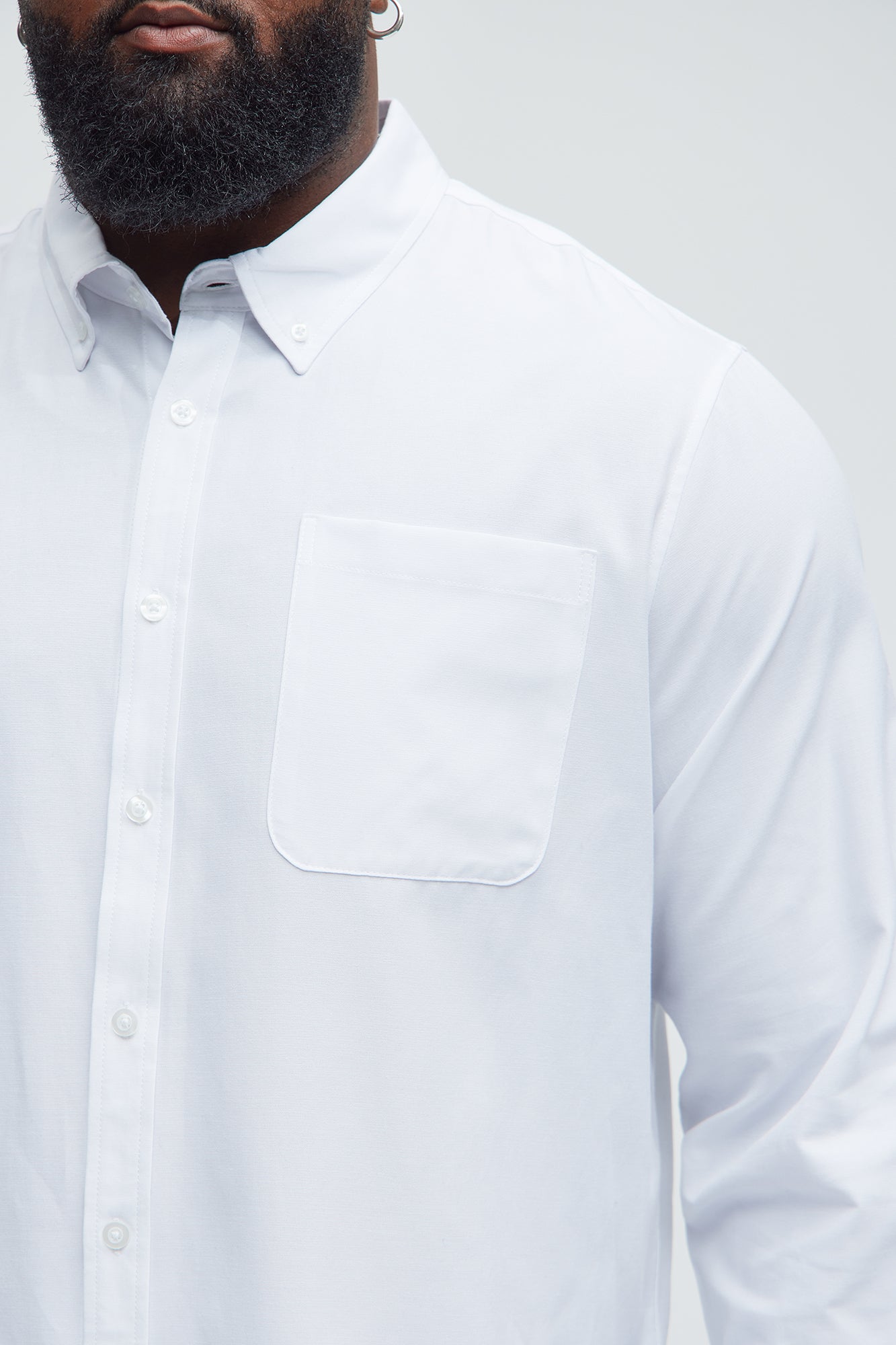 Oxford Classic Shirt - White Fashion Nova