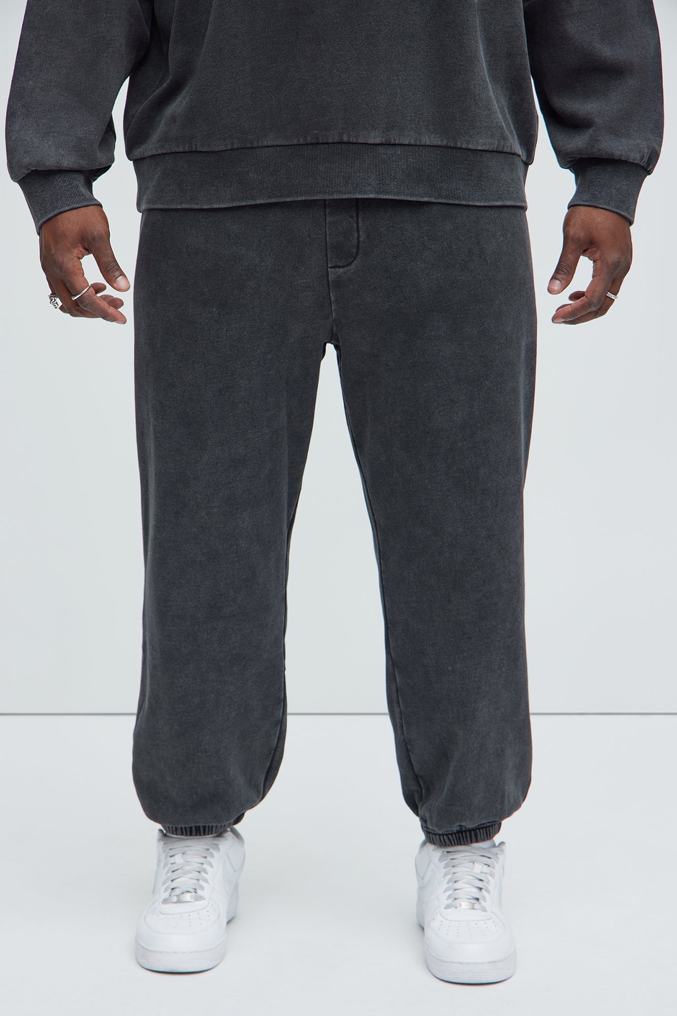 Tyson Heavy Wash Jogger - Black Wash Fashion Nova