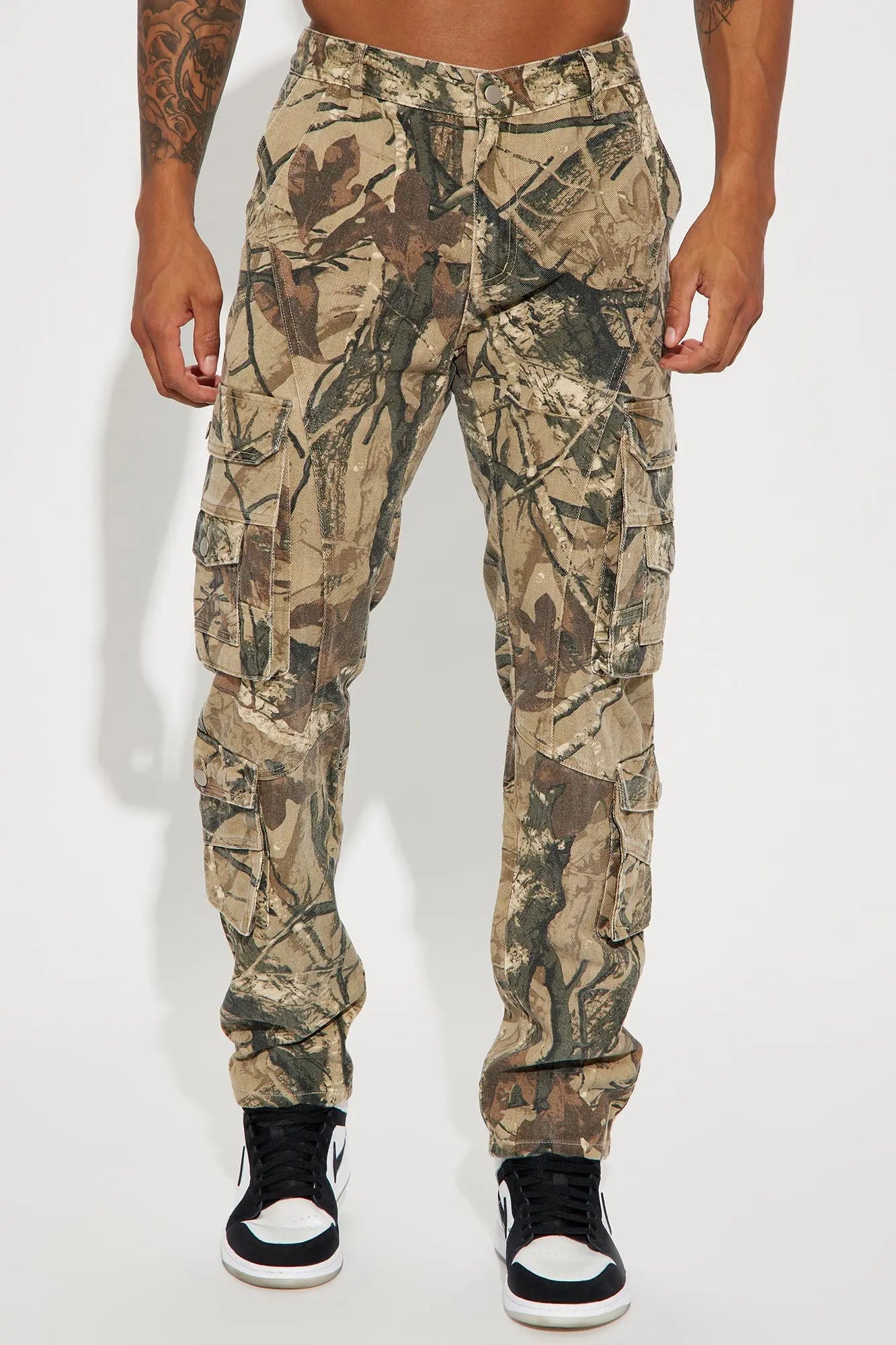 Never Too Many Pockets Cargo Slim Jeans - Camouflage Fashion Nova
