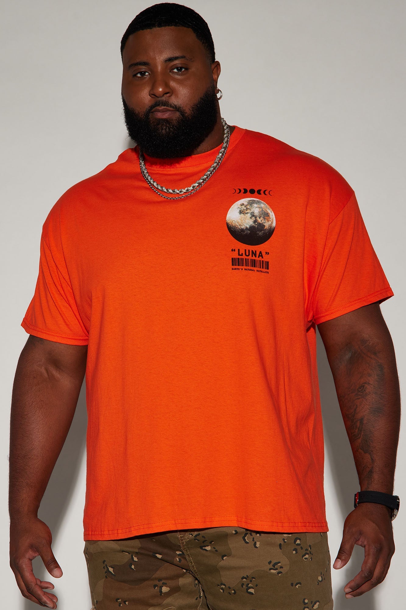 Luna Short Sleeve Tee - Orange Fashion Nova