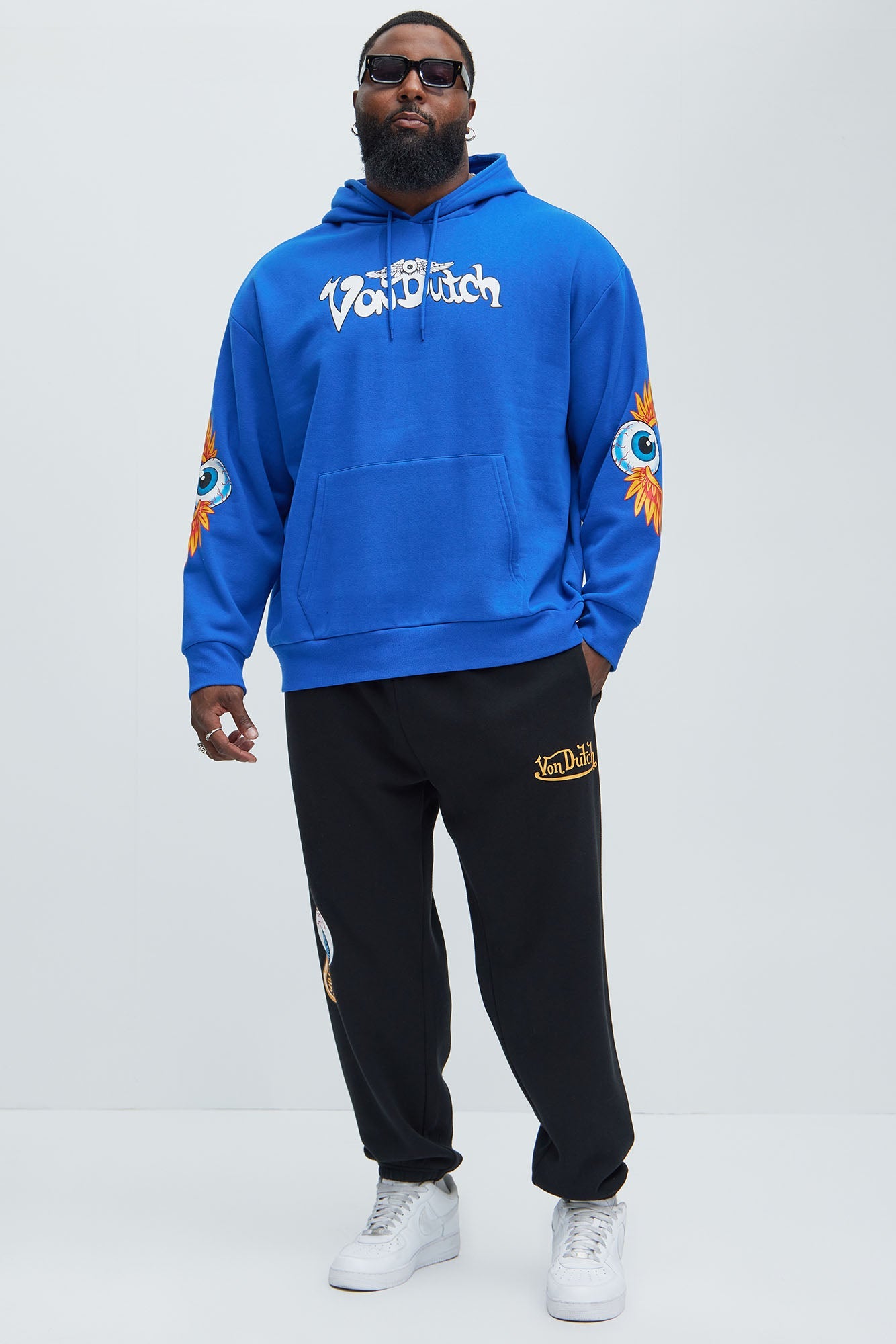 Von Dutch Flying Eye Hoodie - Royal Fashion Nova