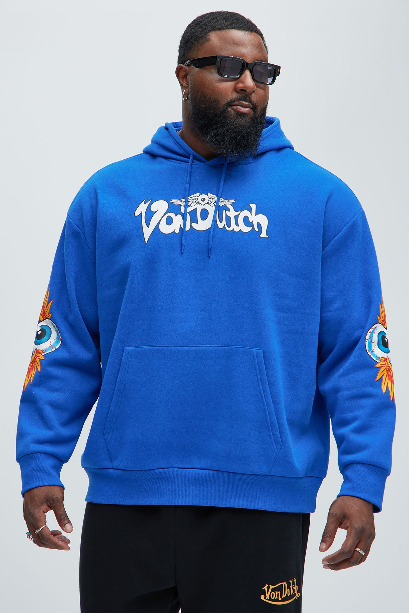 Von Dutch Flying Eye Hoodie - Royal Fashion Nova