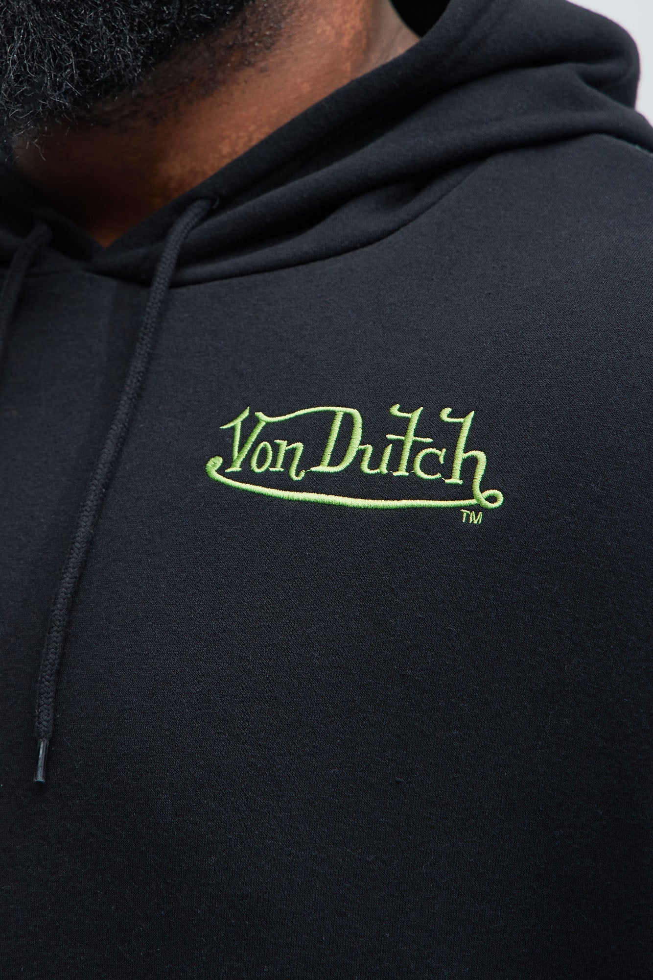 Von Dutch Lightning Bolt Hoodie - Black Fashion Nova