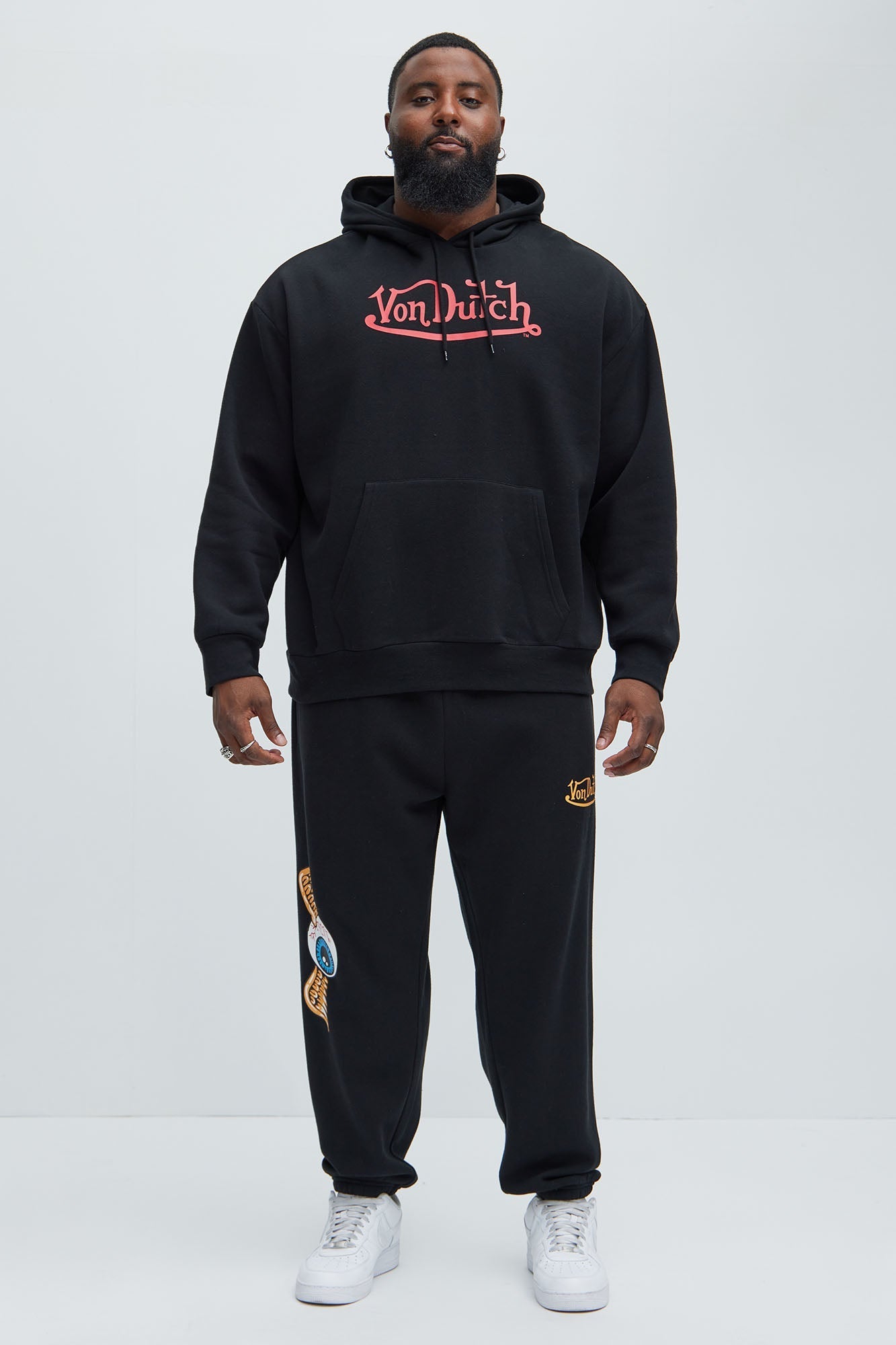 Von Dutch Street Hoodie - Black Fashion Nova
