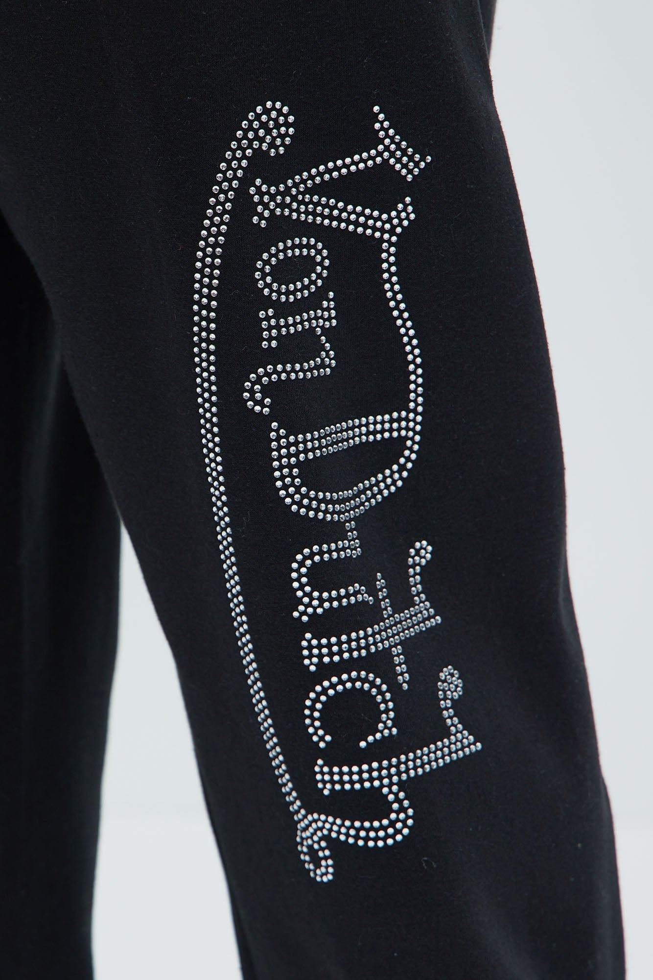 Von Dutch Bling Sweatpants - Black Fashion Nova