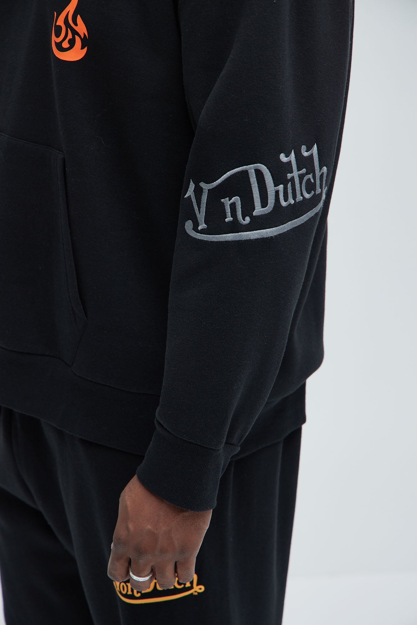 Von Dutch Star Hoodie - Black Fashion Nova