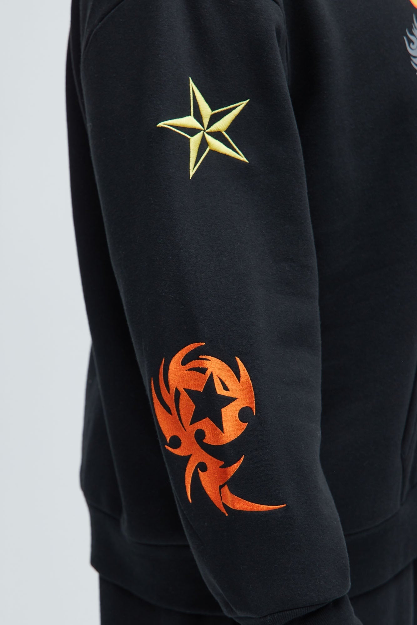 Von Dutch Star Hoodie - Black Fashion Nova