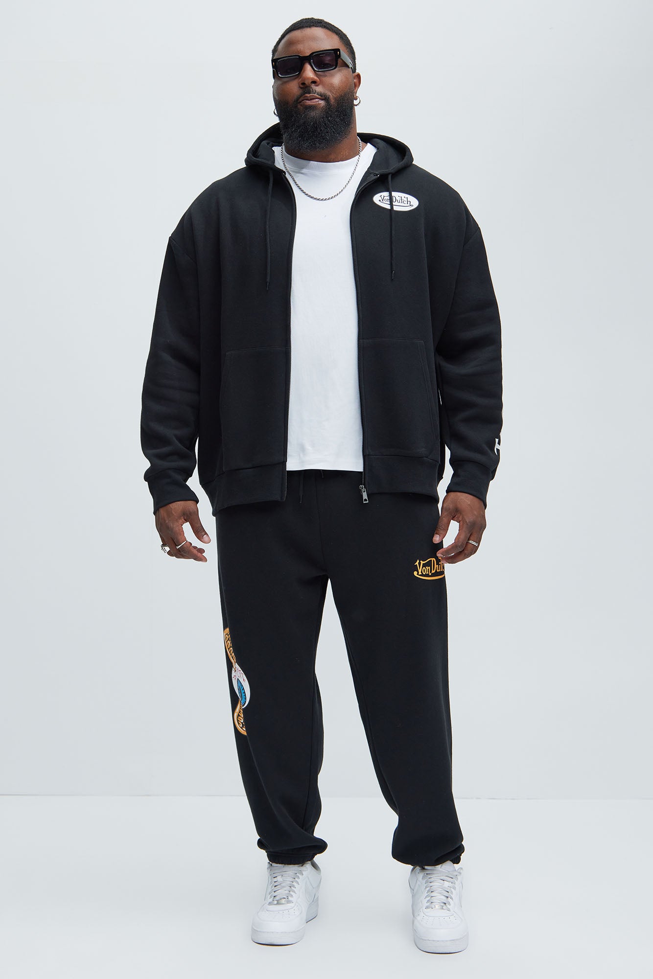Von Dutch Gold Wings Hoodie - Black Fashion Nova