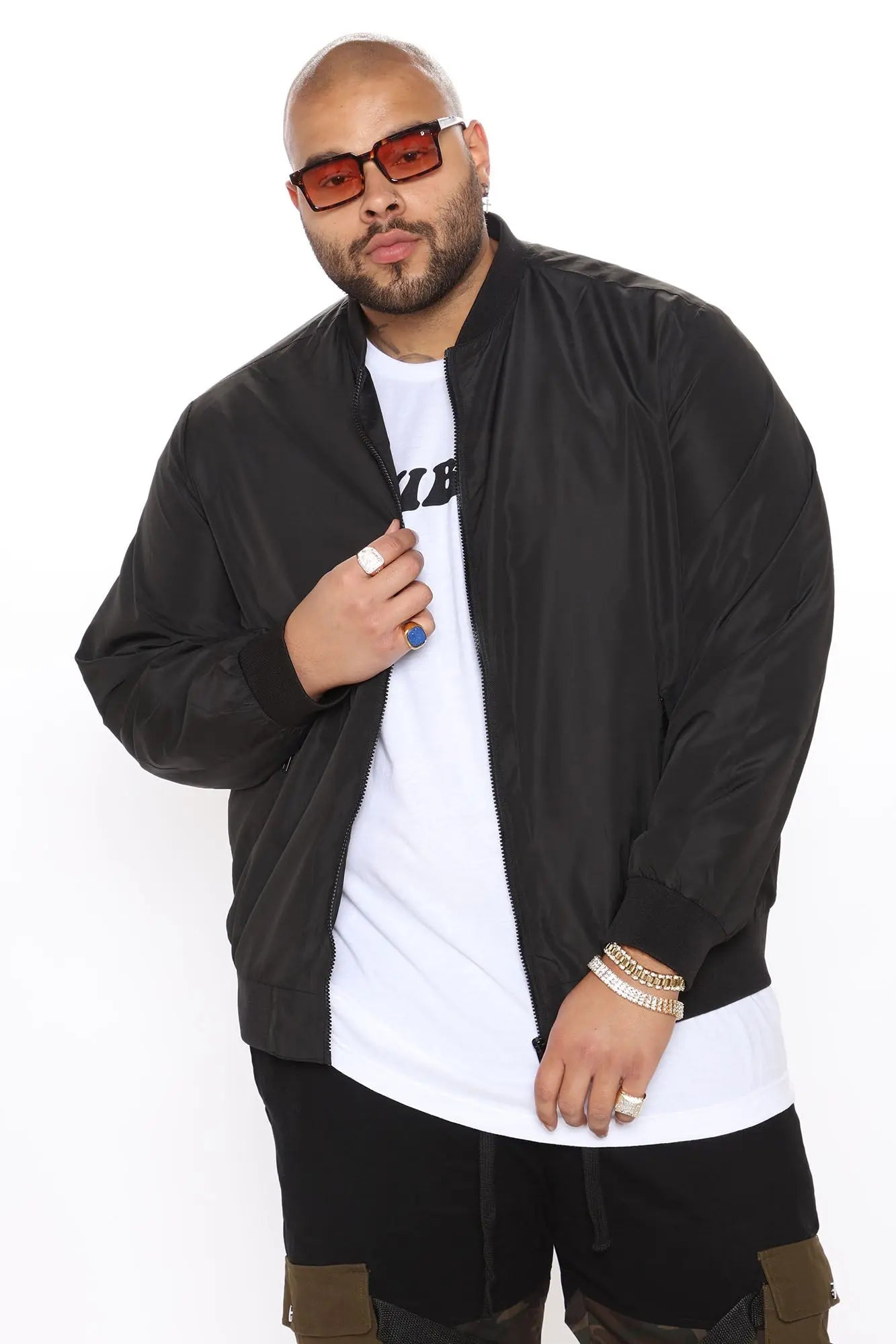 Eddie Bomber Jacket - Black Fashion Nova