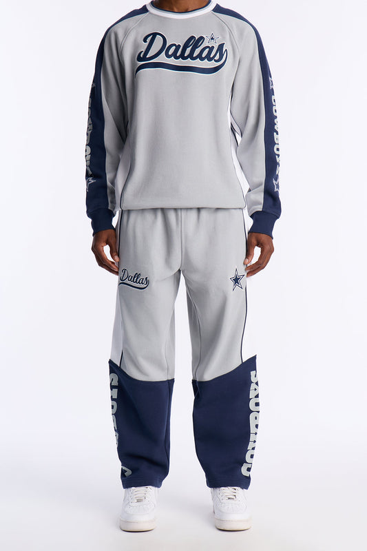 Cowboys Ride The Wave Sweatpants - Grey Fashion Nova