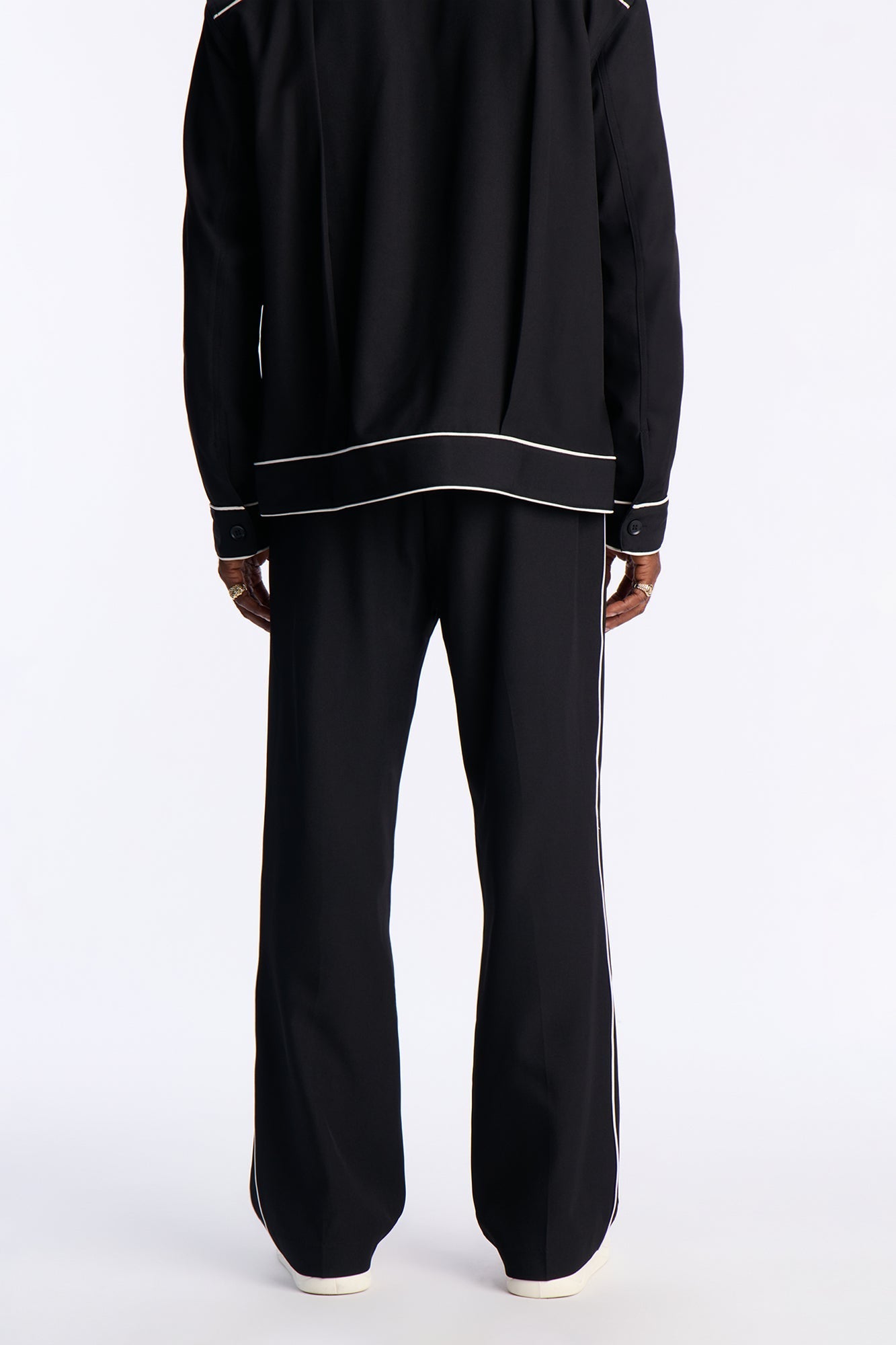 The Framework Tuxedo Trouser - Black Fashion Nova
