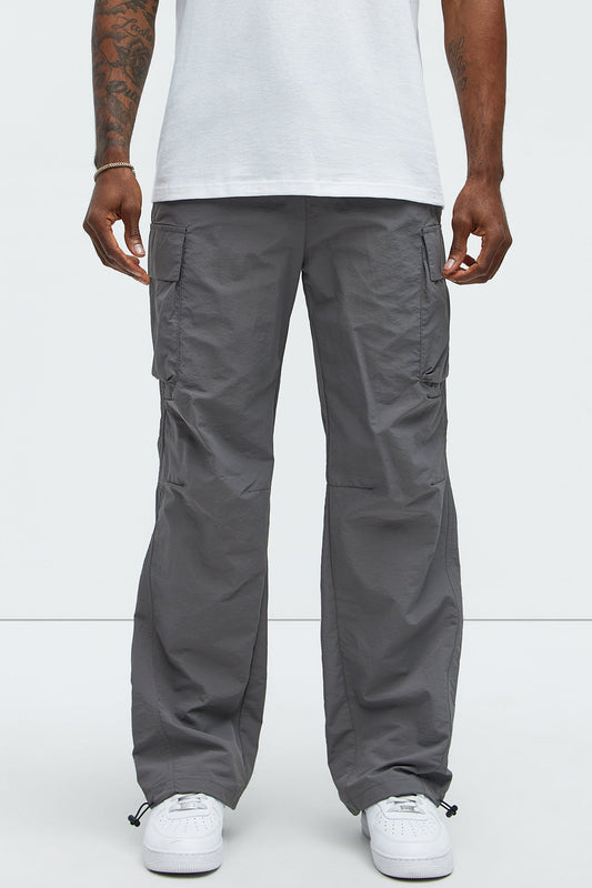 Your Number One Straight Pants - Grey Fashion Nova