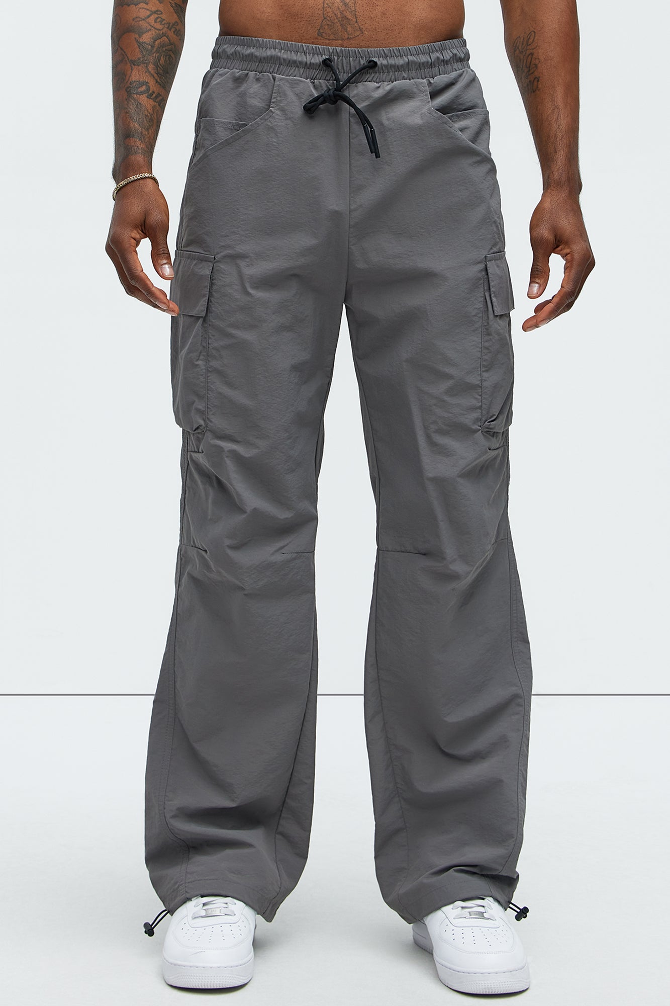 Your Number One Straight Pants - Grey Fashion Nova