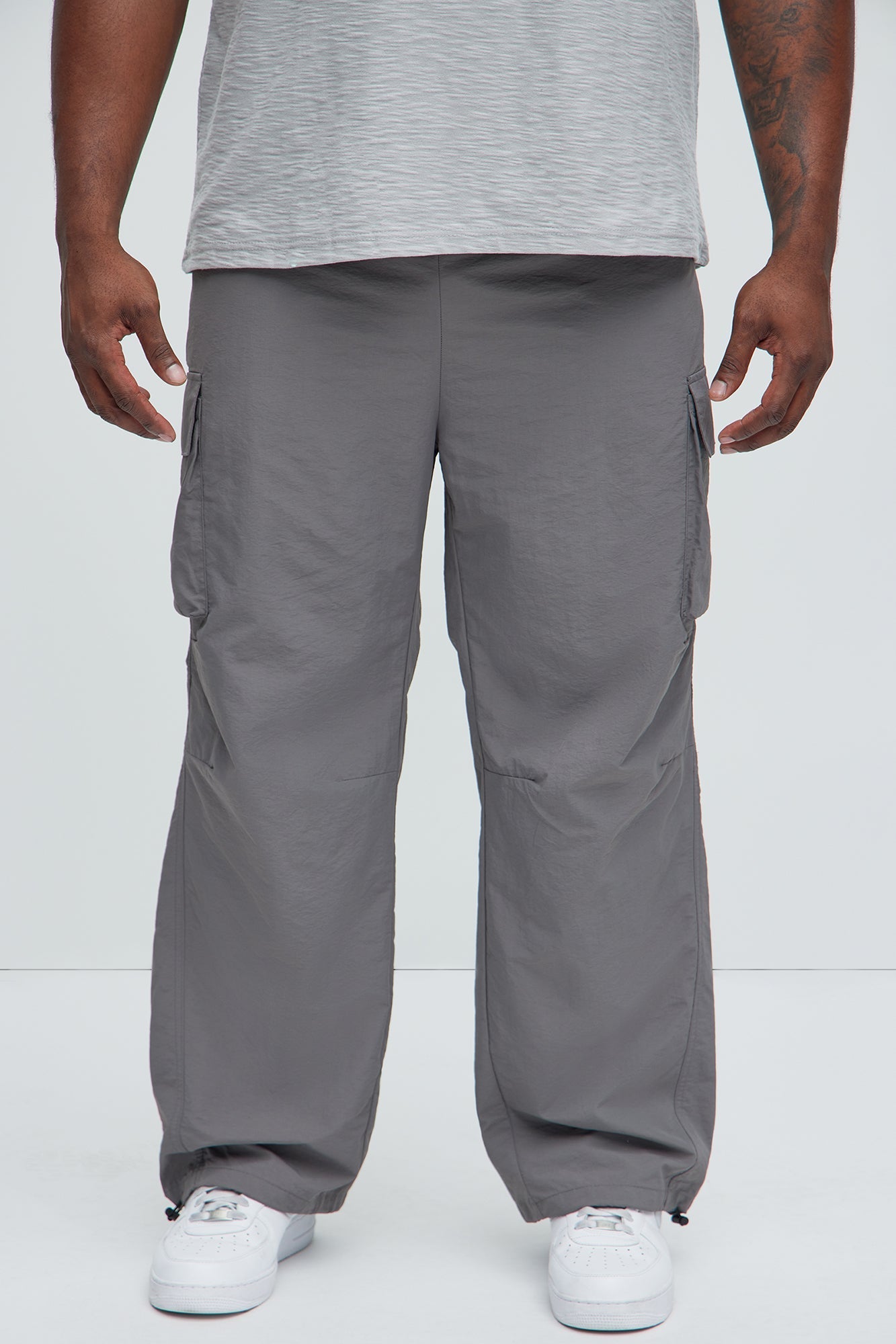 Your Number One Straight Pants - Grey Fashion Nova