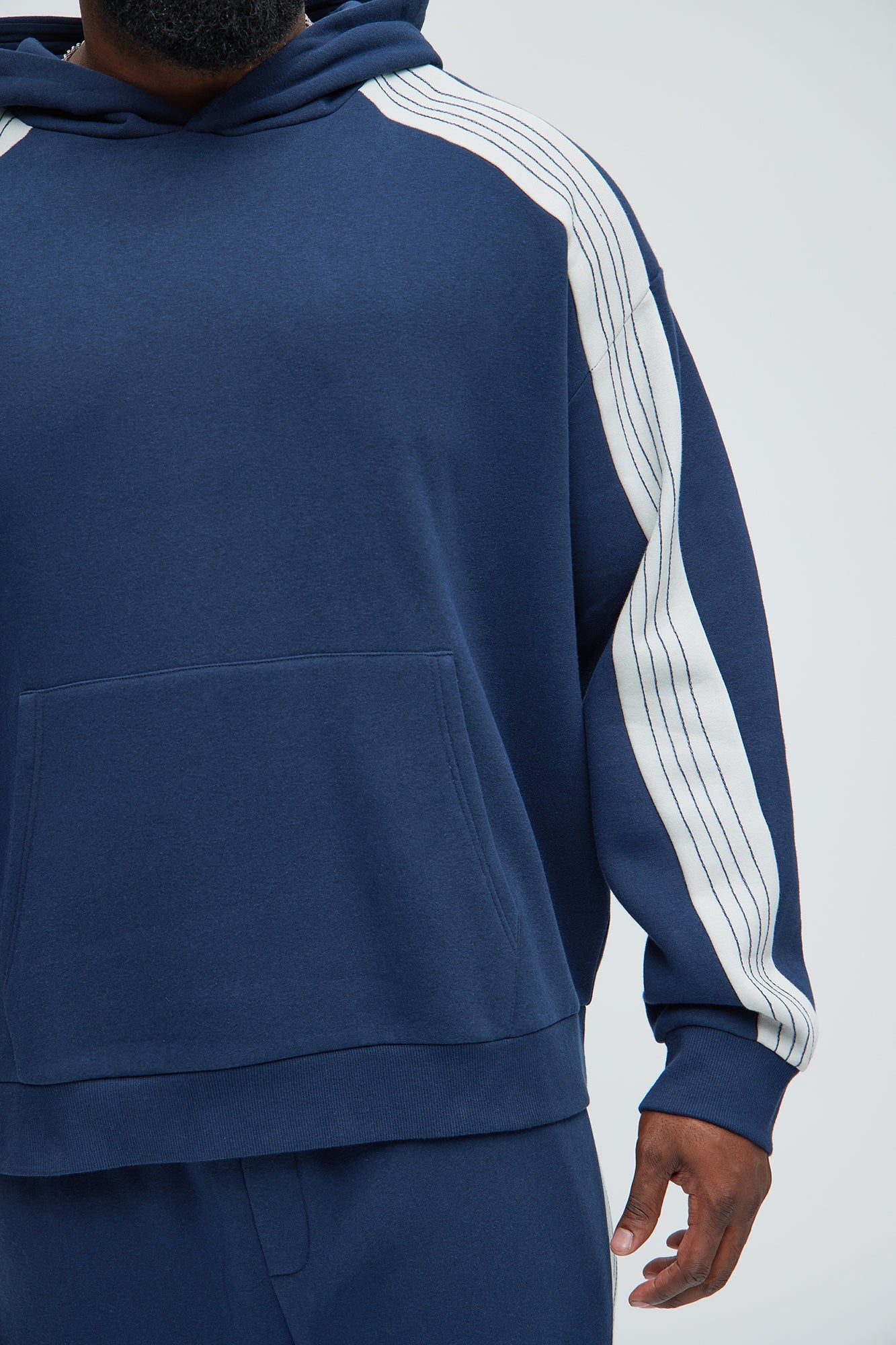 Tyson Road Runnin Hoodie - Blue/combo Fashion Nova