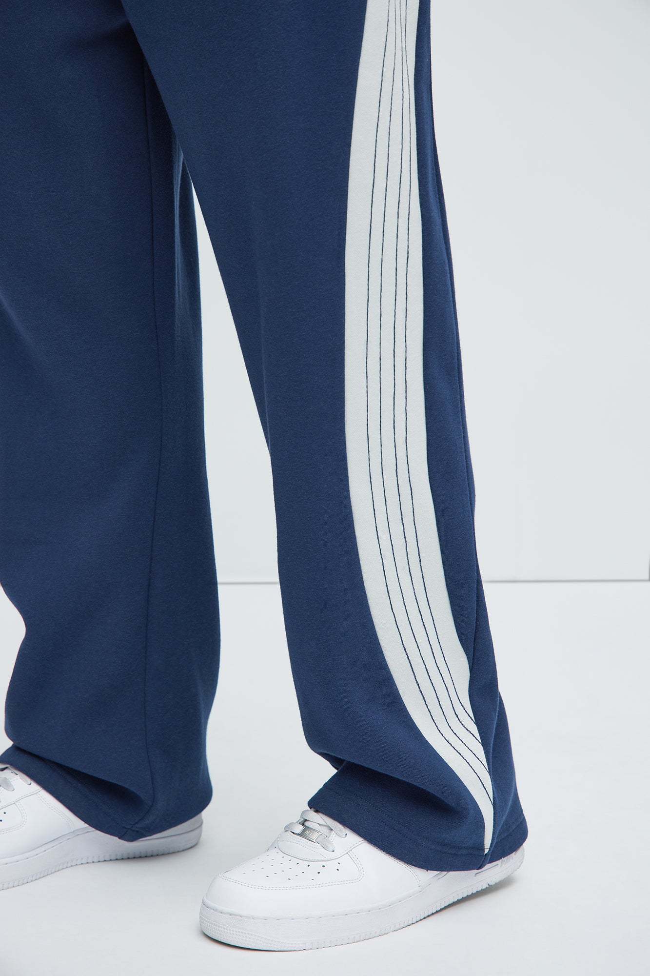Tyson Road Runnin Sweatpants - Blue/combo Fashion Nova