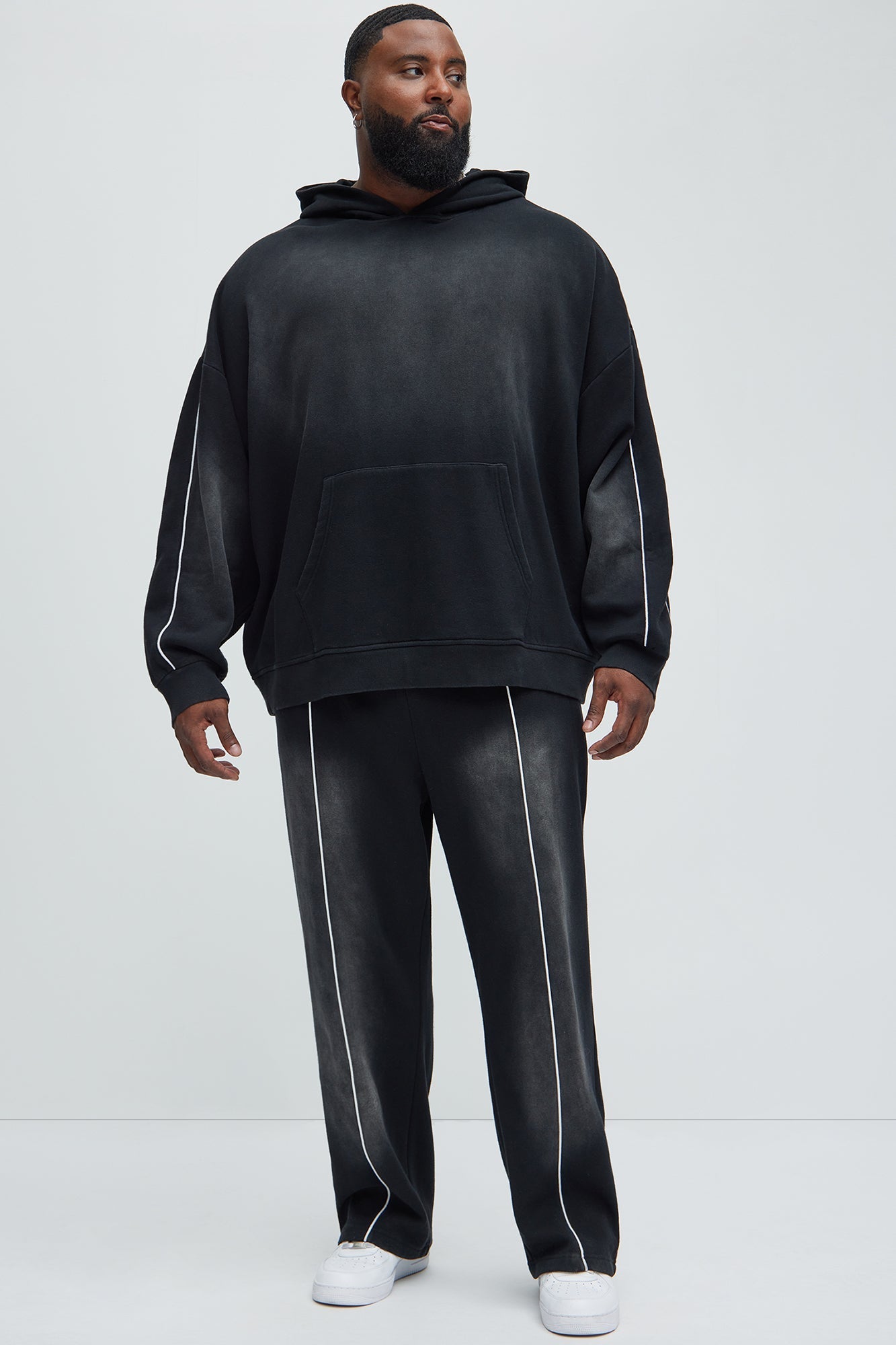 Tyson Just Go With It Oversized Hoodie - Black Fashion Nova