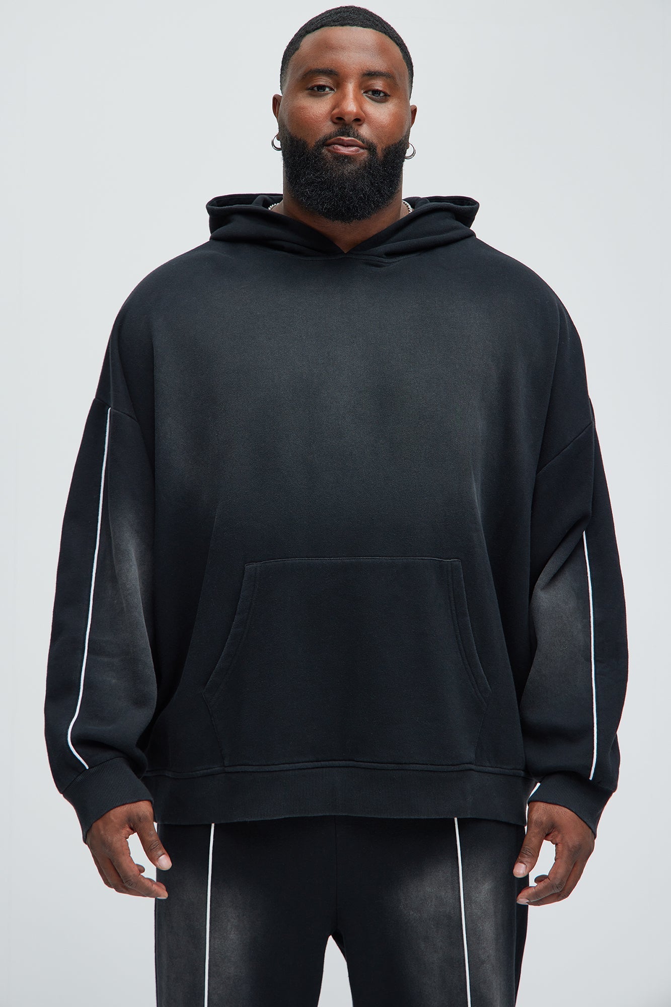 Tyson Just Go With It Oversized Hoodie - Black Fashion Nova