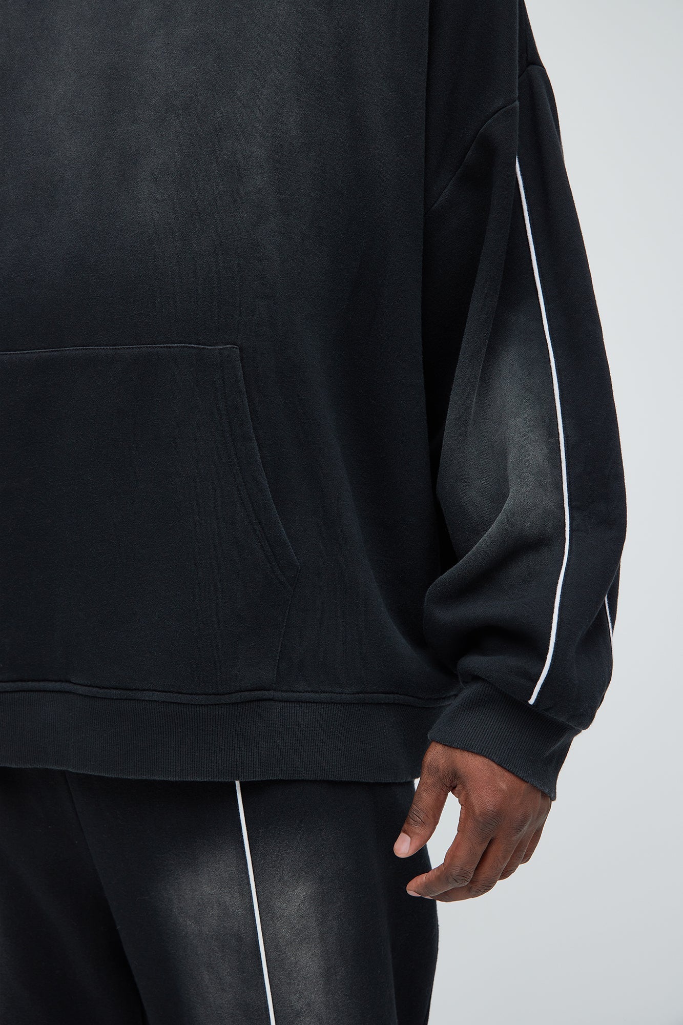 Tyson Just Go With It Oversized Hoodie - Black Fashion Nova