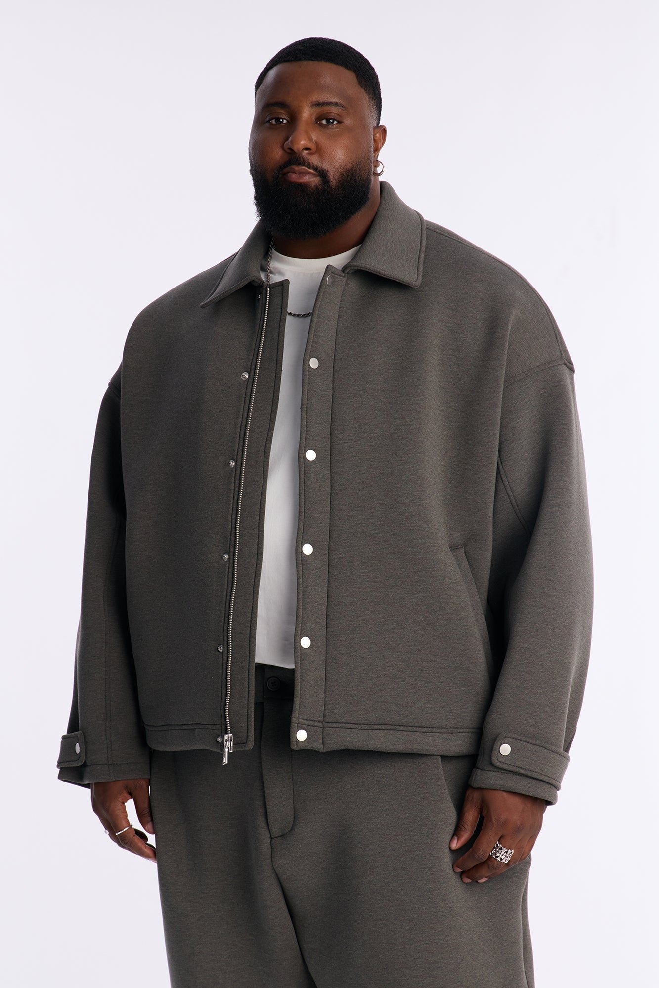 The Boxy Arclight Interlock Jacket - Brown Fashion Nova