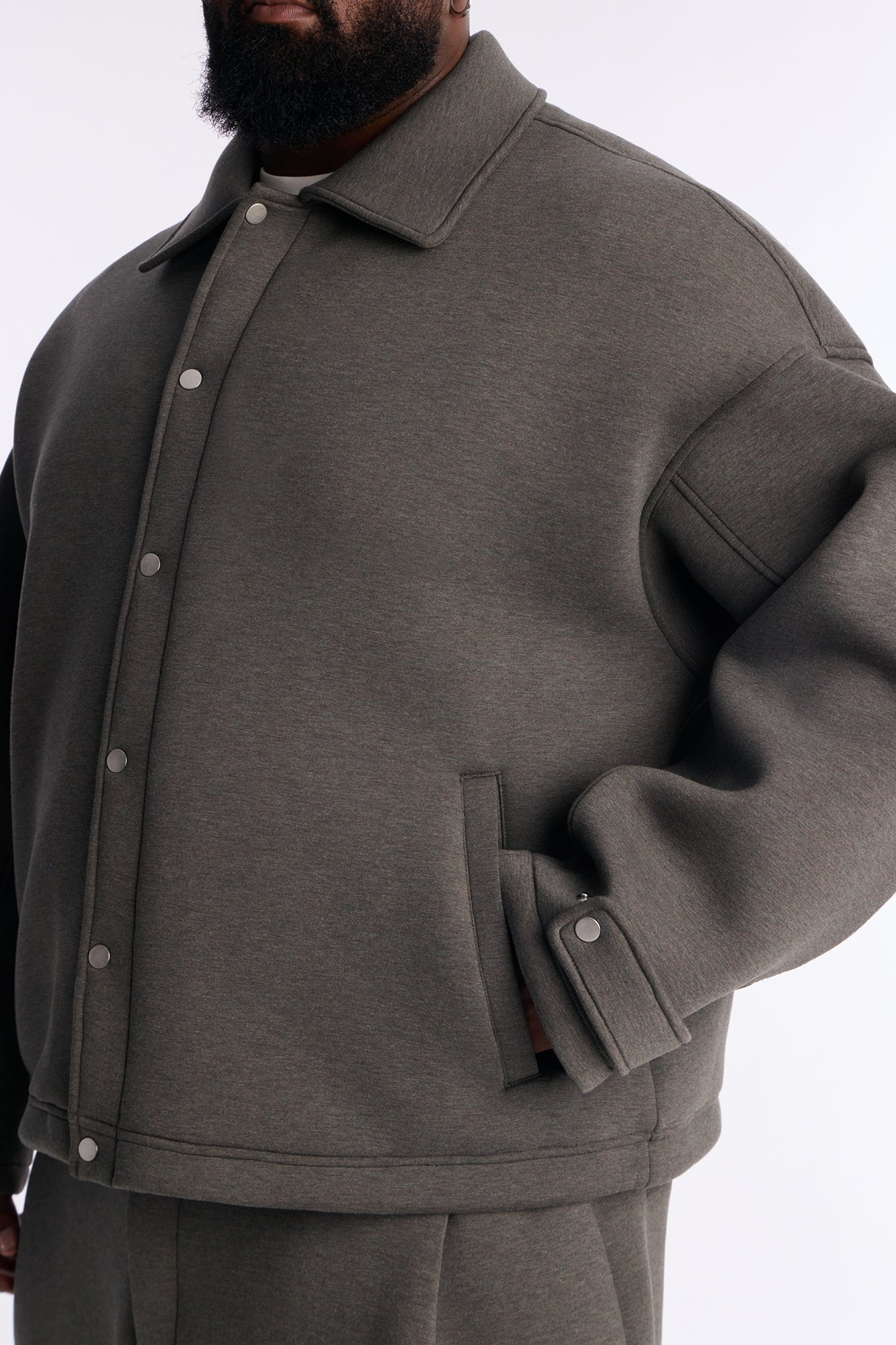 The Boxy Arclight Interlock Jacket - Brown Fashion Nova