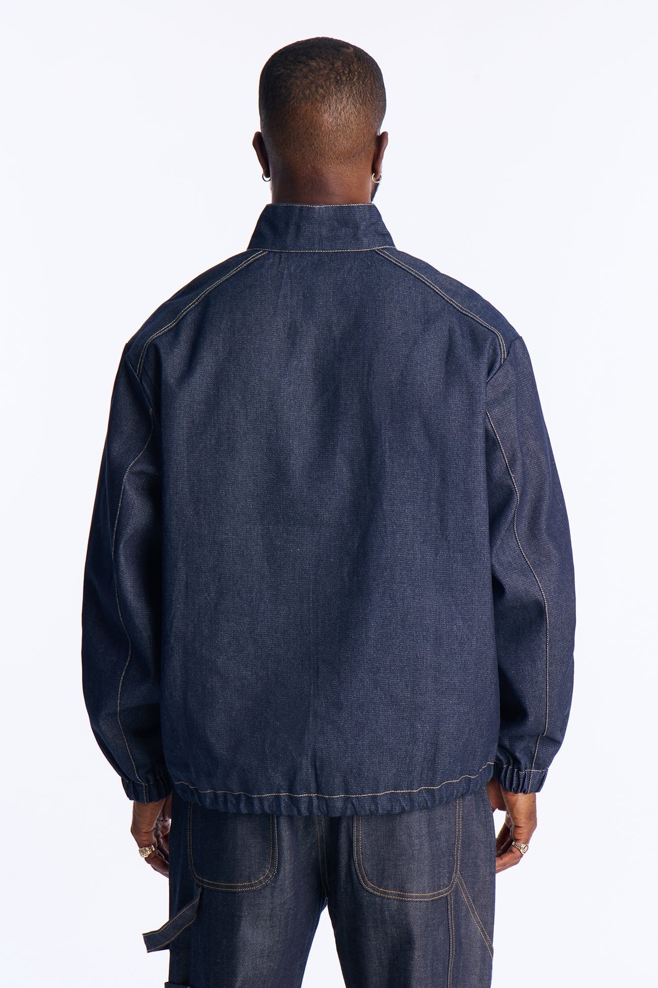 Changes Denim Anorak Jacket - Indigo Fashion Nova