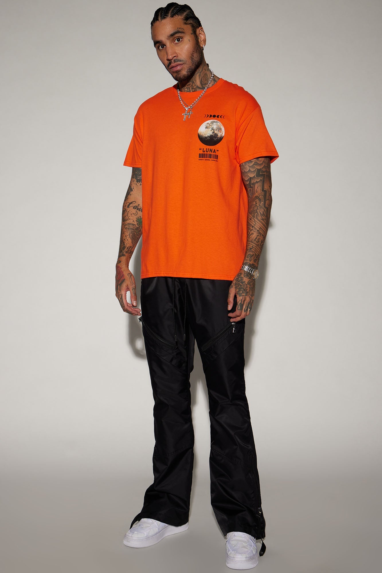 Luna Short Sleeve Tee - Orange Fashion Nova